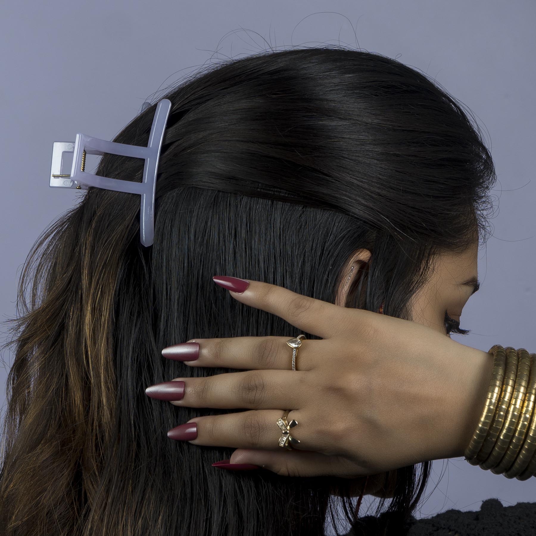 Pastel Rectangle Hair Claw – UBK3278