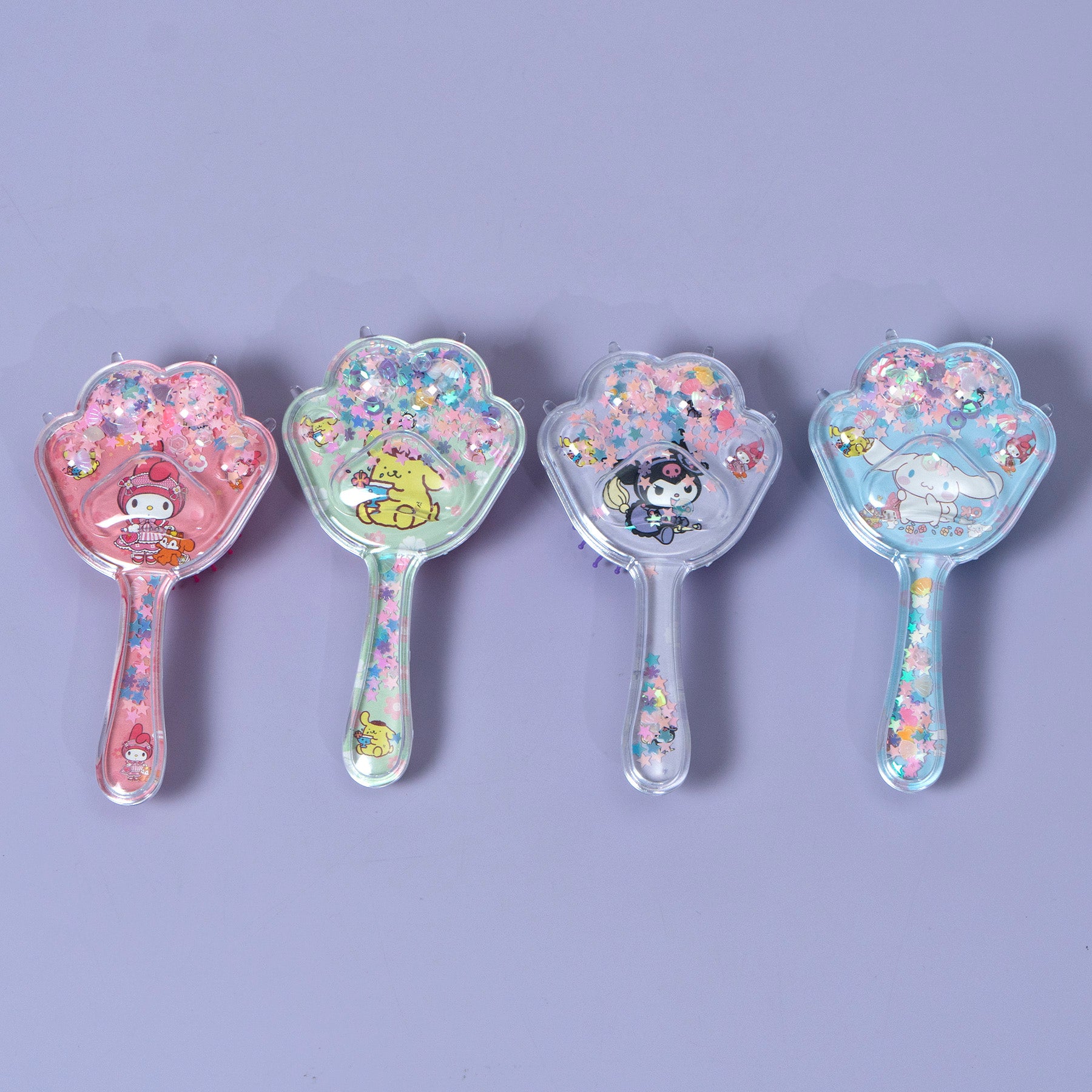 Cute Paw Glitter Kids Hair Brush – UBK3452