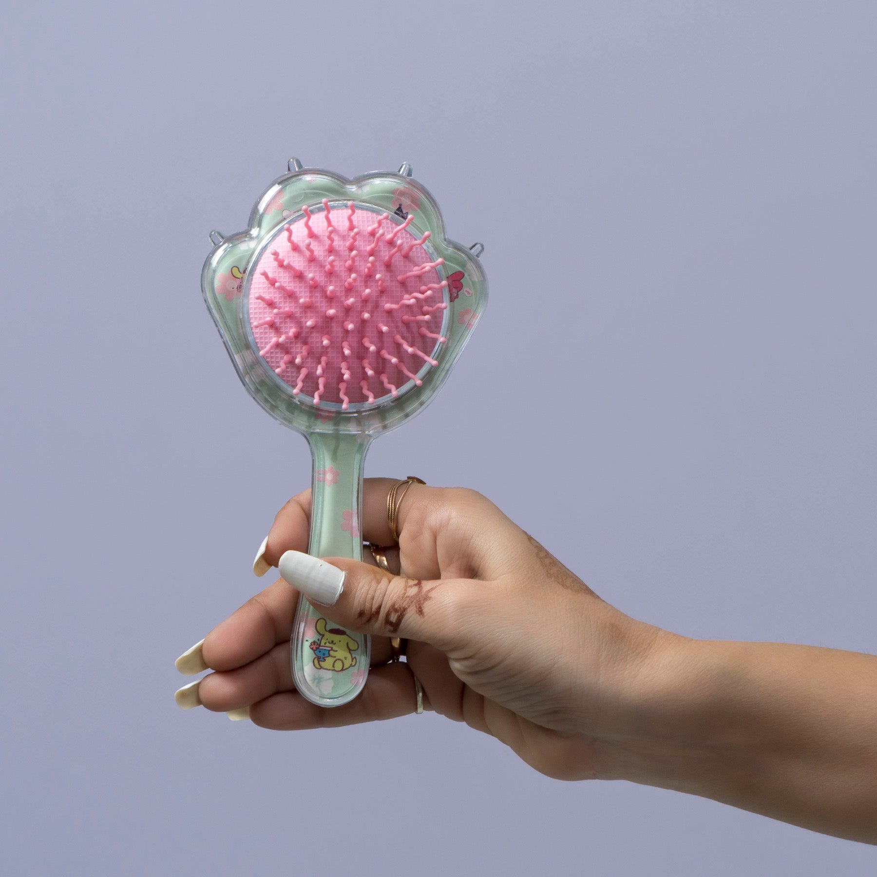 Cute Paw Glitter Kids Hair Brush – UBK3452