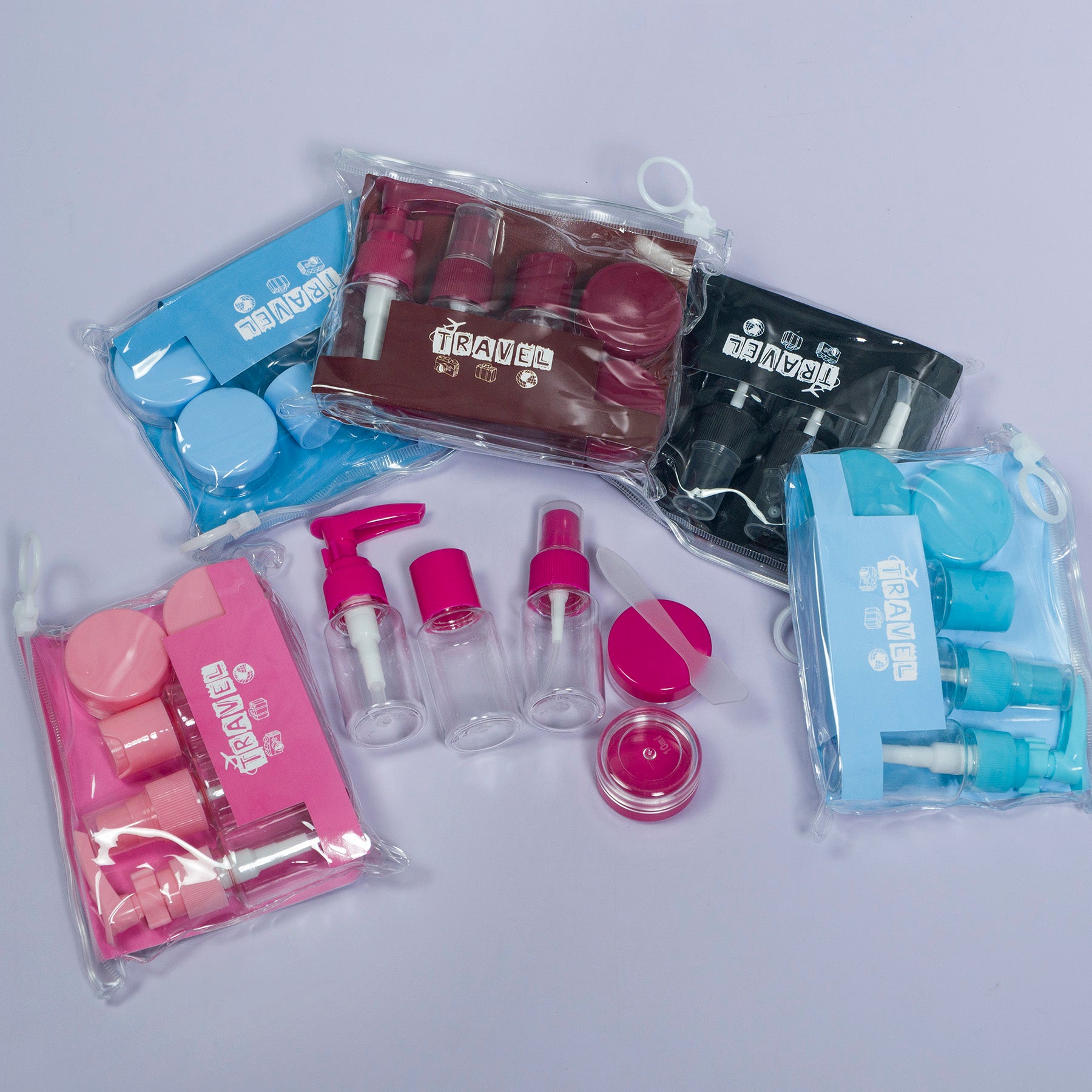 Travel-Friendly 6-Piece Refillable Toiletry Bottle Set – UBK3128