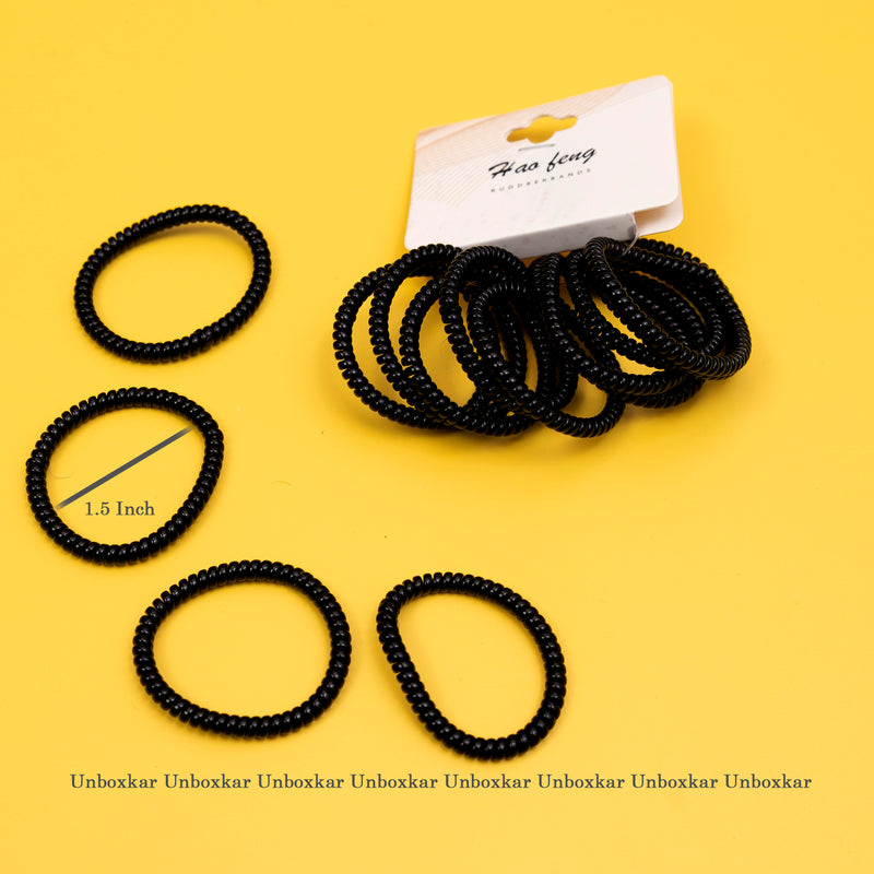 Trendy Spiral Hair ties ( Pack of 10 ) - UBK1839