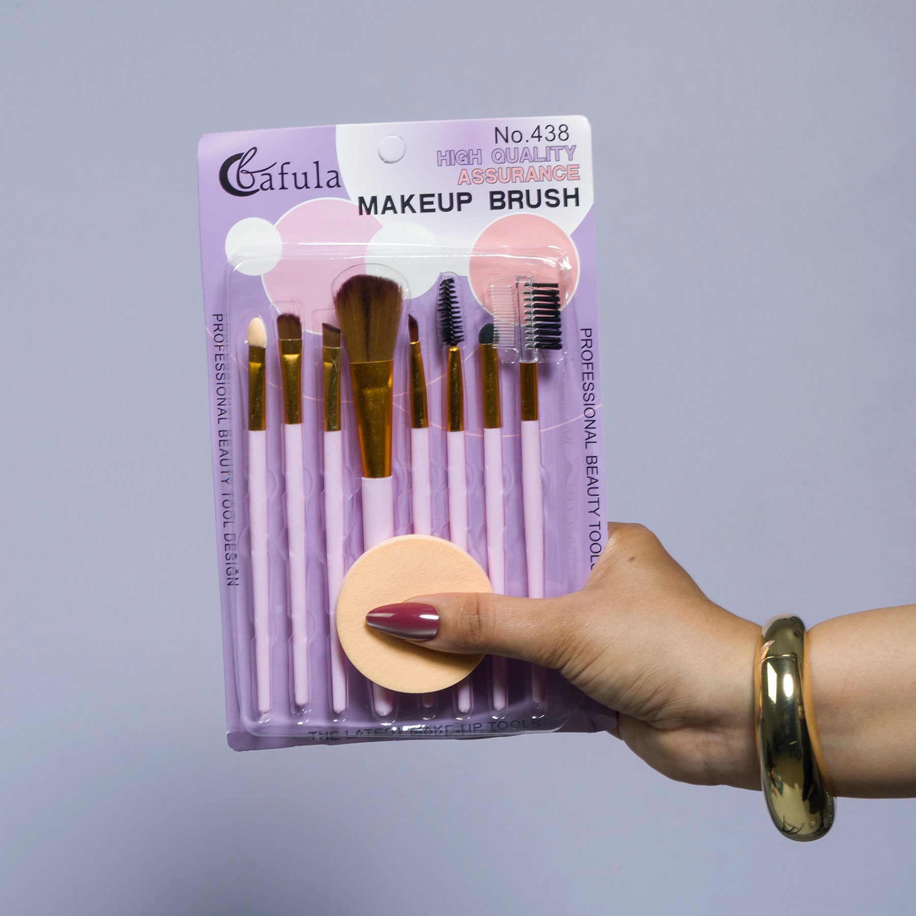 9-in-1 Makeup Brush Set with Blender Puff – UBK3131