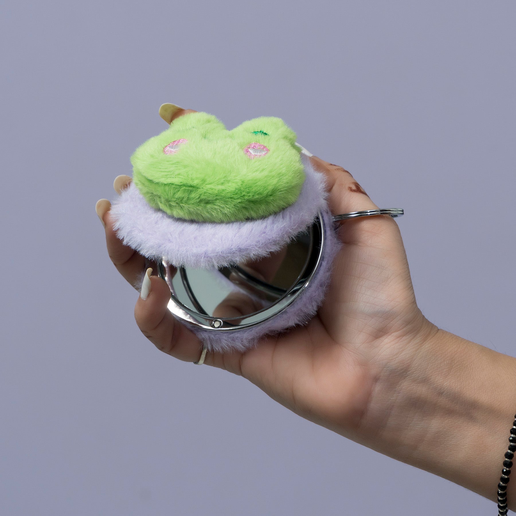 Soft Plush Animal Mirror Keychain – UBK3457