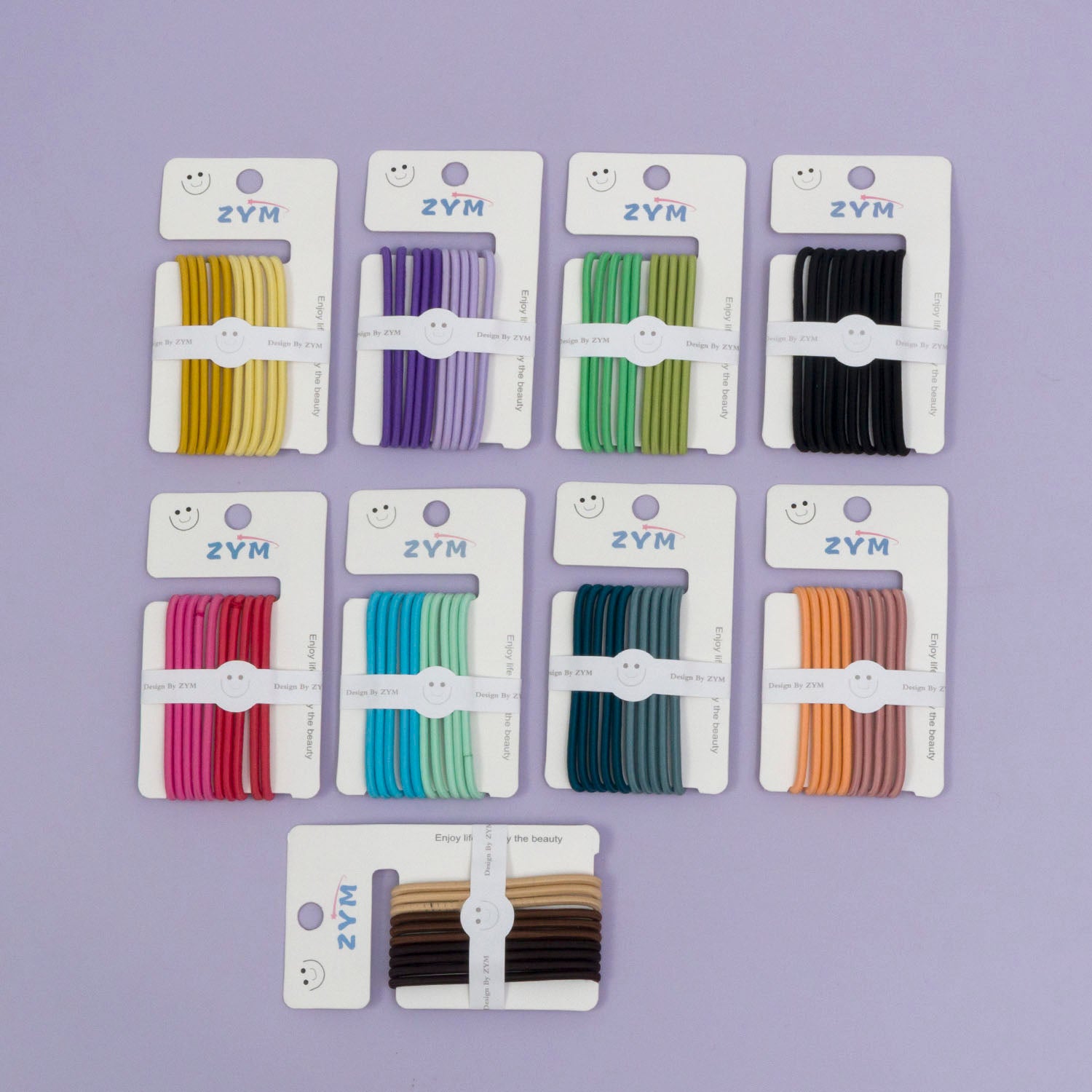 Thin hair ties (Set of 10)  - UBK2897