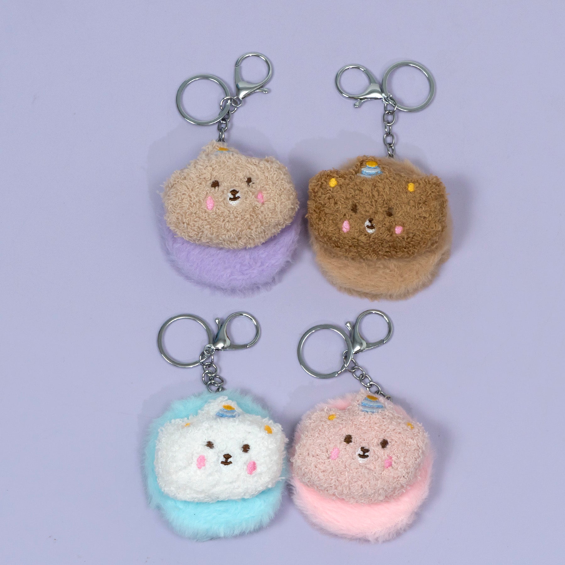 Furry Bear Keychain Mirror – UBK3458