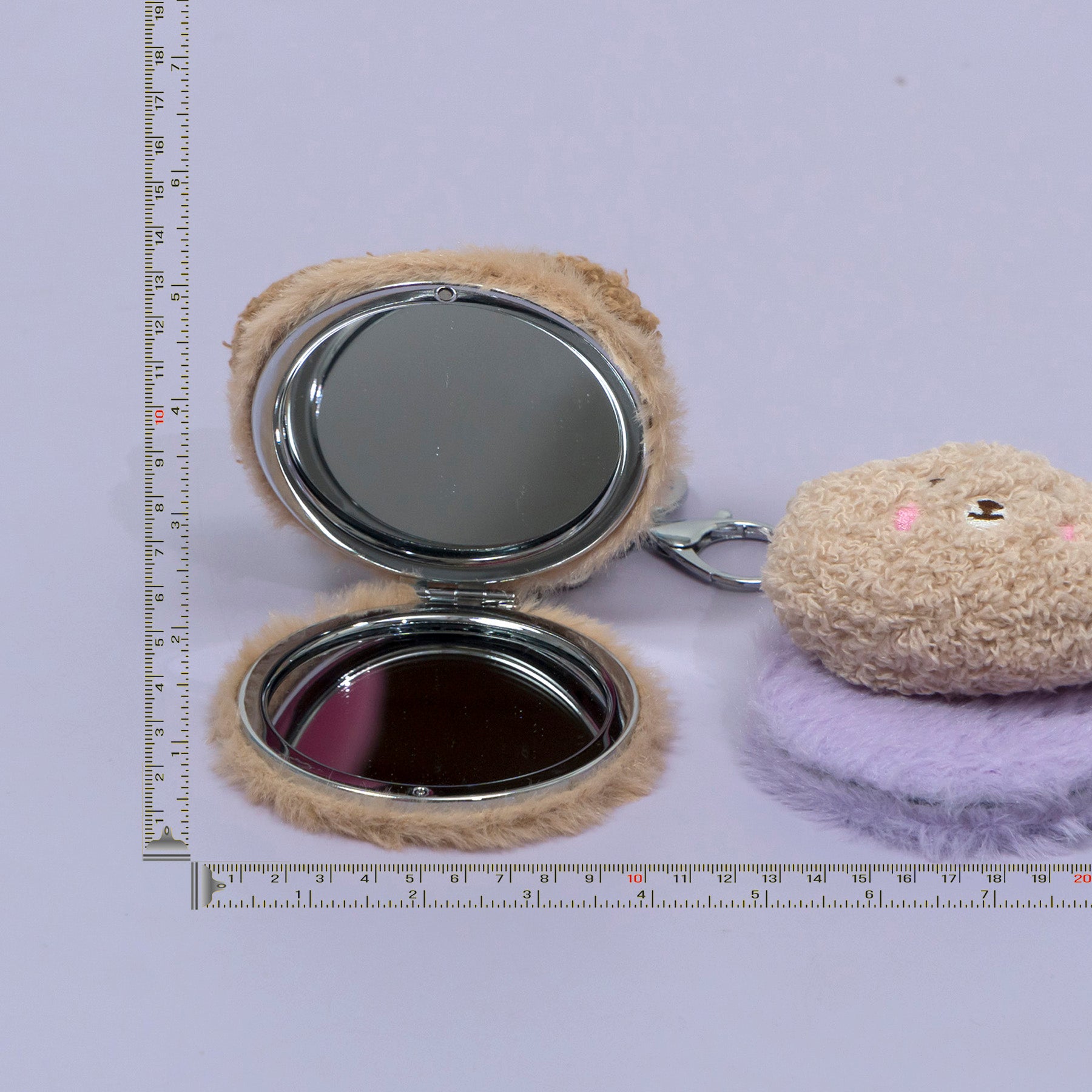 Furry Bear Keychain Mirror – UBK3458