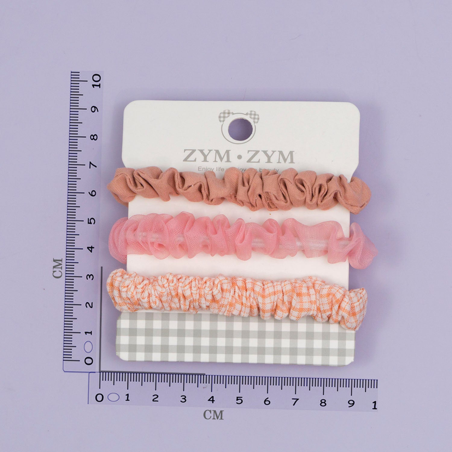 Slim hair scrunchies  (Set of 3)  - UBK2898