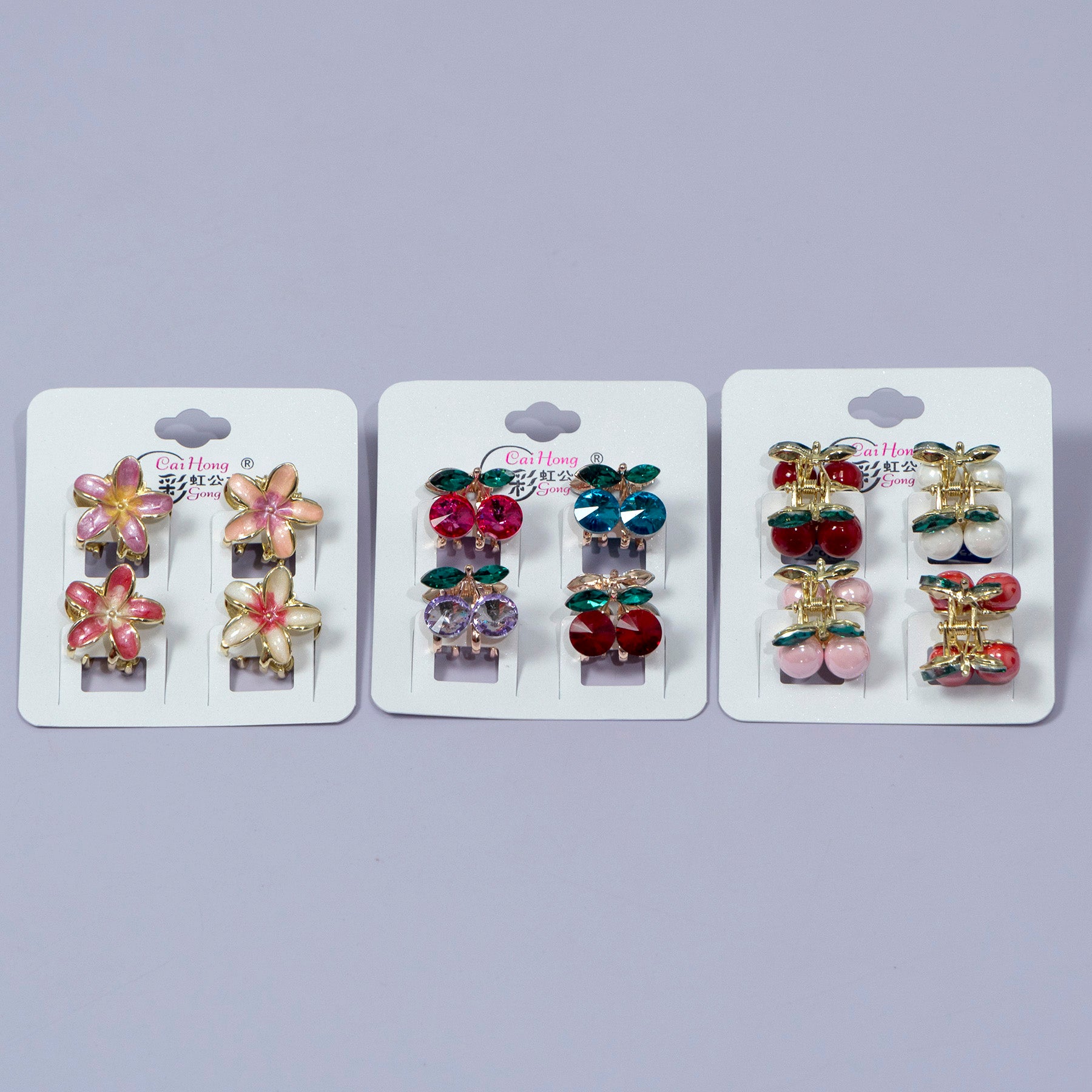 Mini Gemstone Claw Clip Set – UBK3371