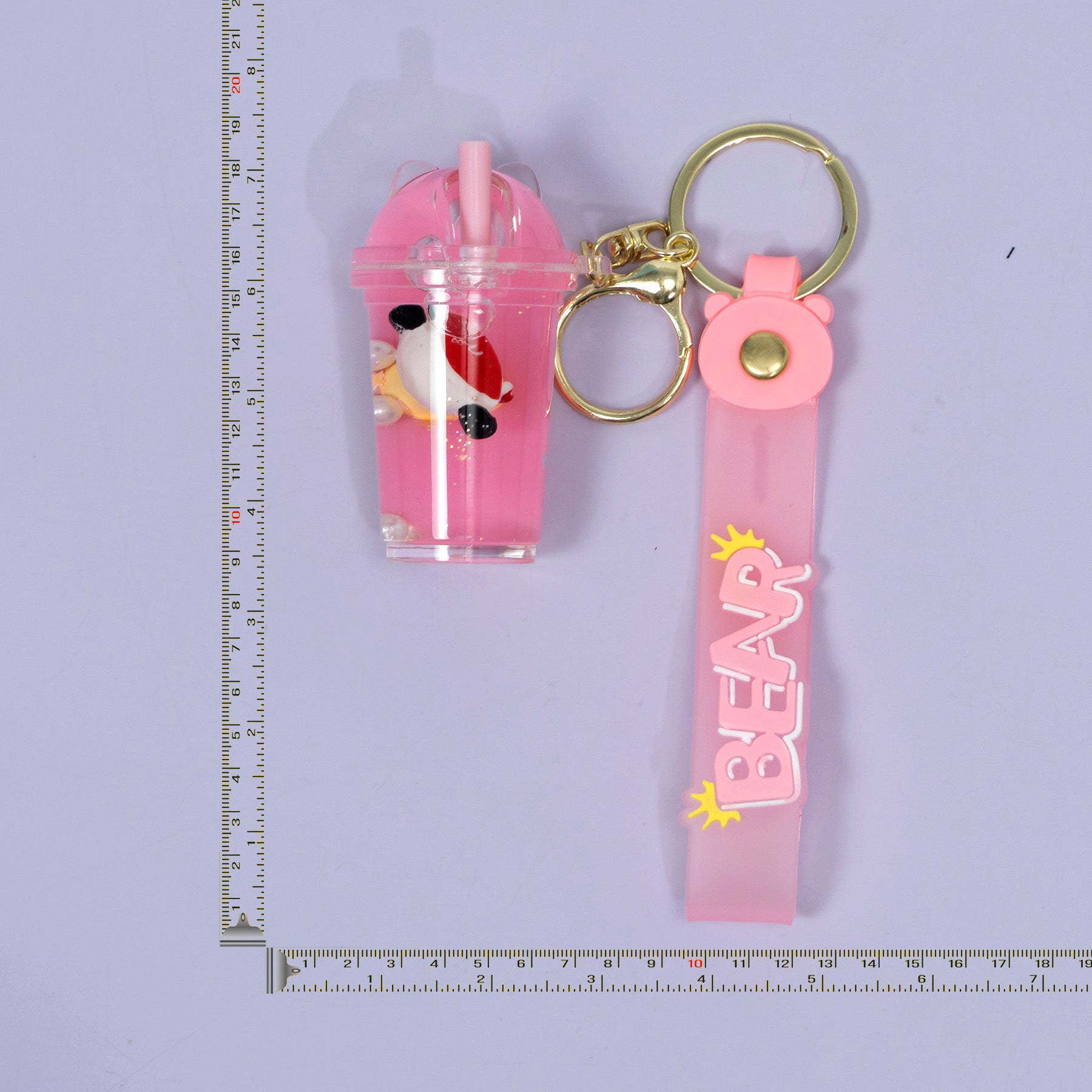 Cute Bear Drink Cup Keychain – UBK3461