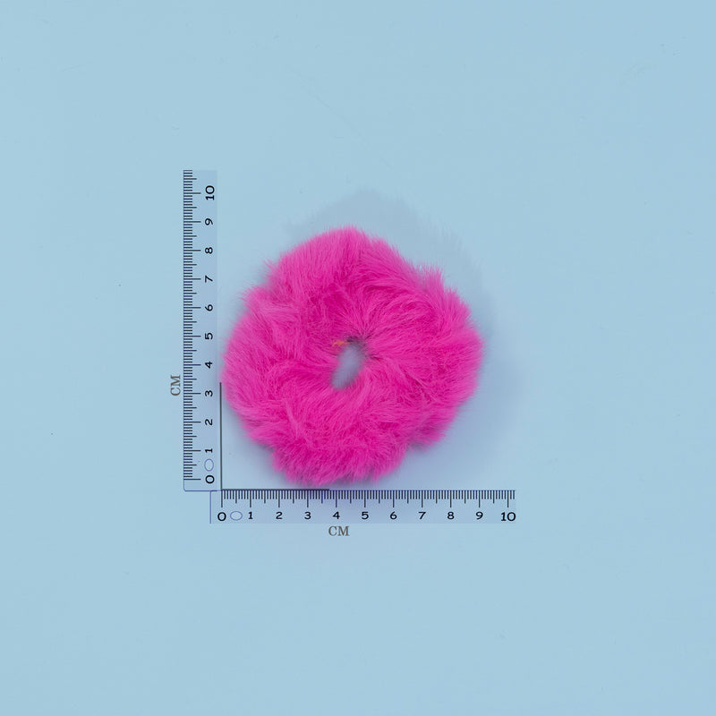 Soft fur hair ties (Set of 12) - UBK2297