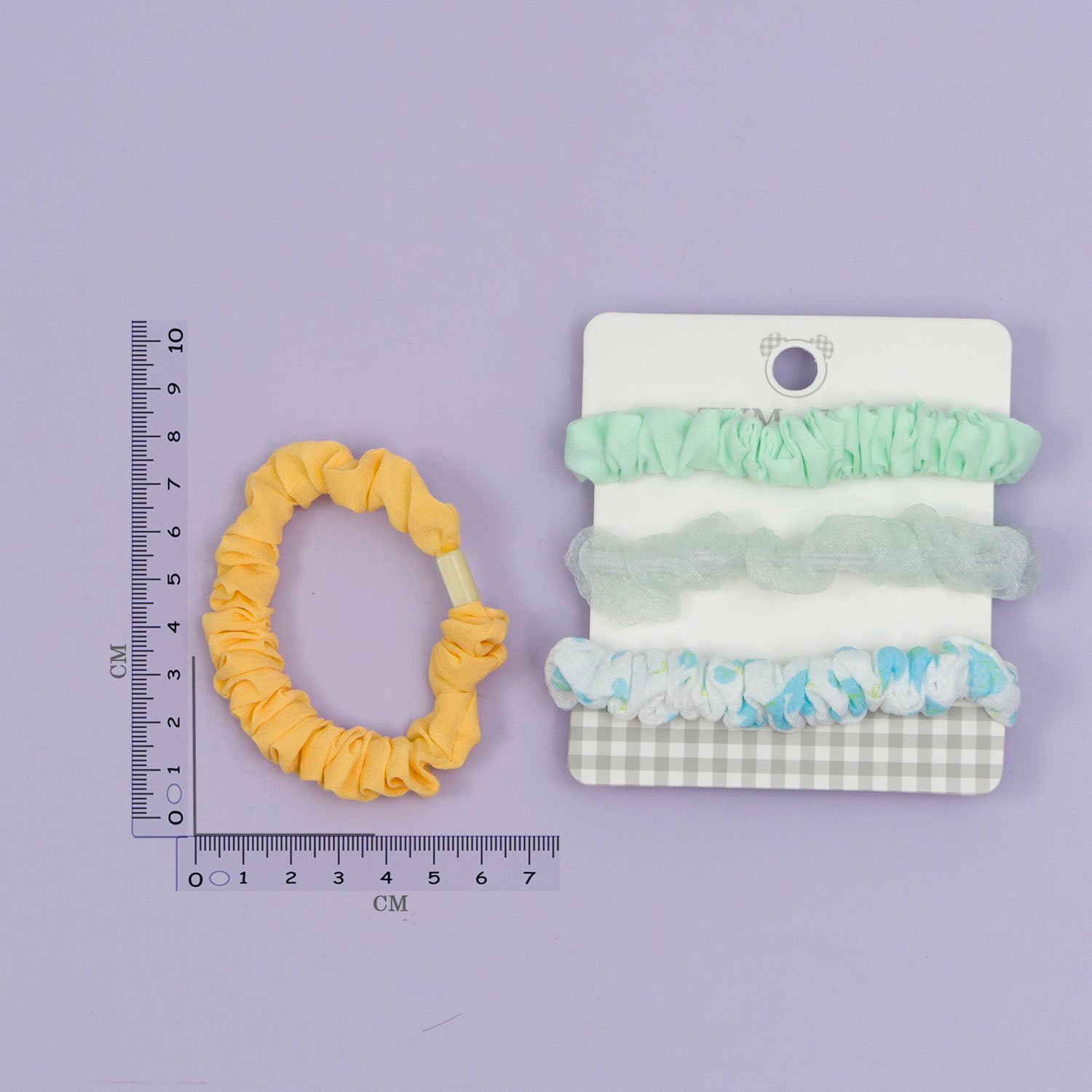 Slim hair scrunchies  (Set of 3)  - UBK2900