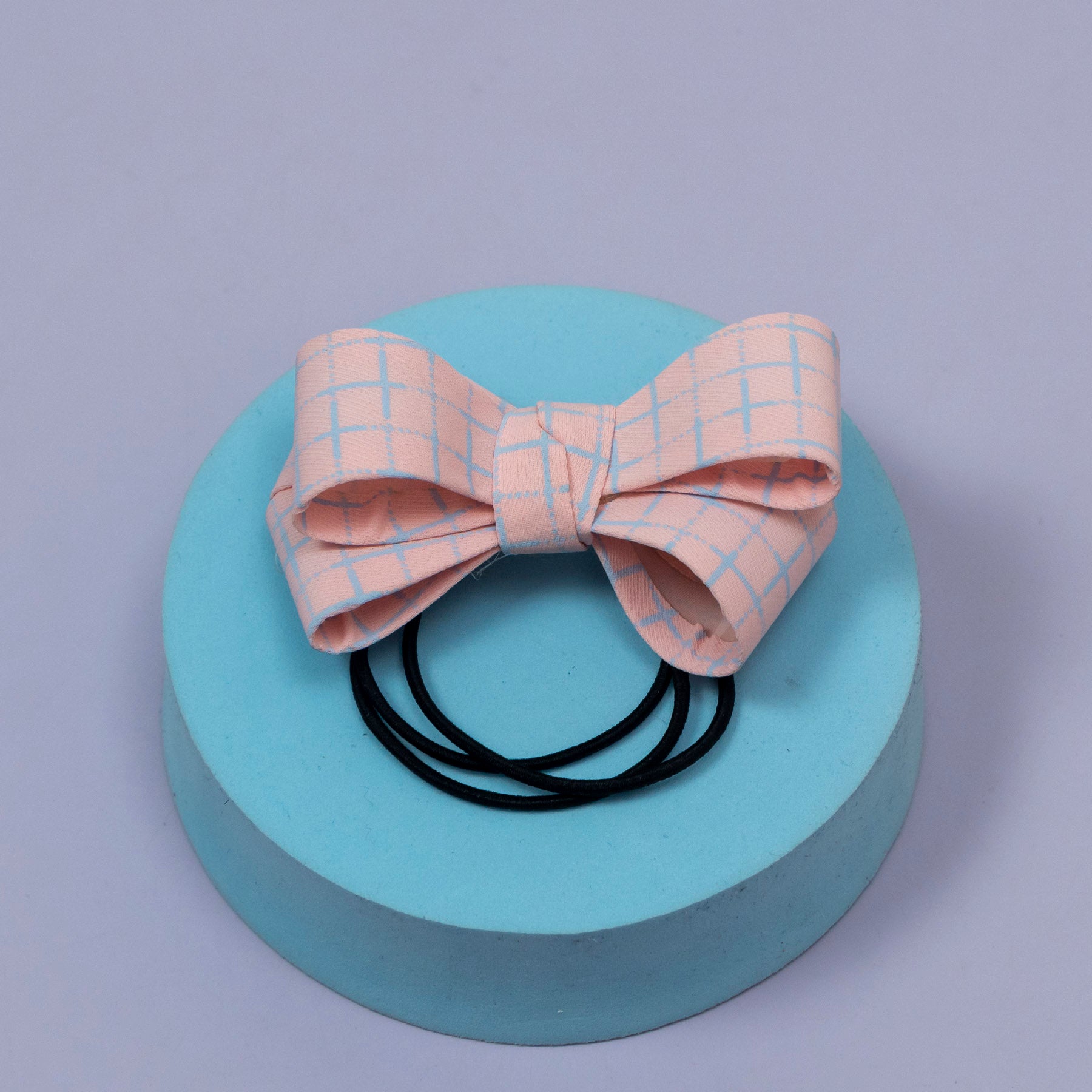 Checked Bow Hair Tie – UBK3577
