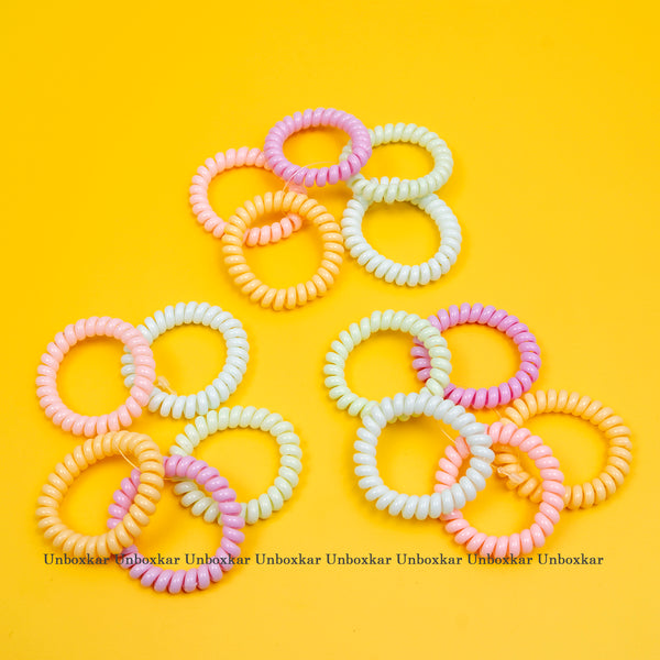 Trendy Spiral Hair ties ( Pack of 5 ) - UBK1846