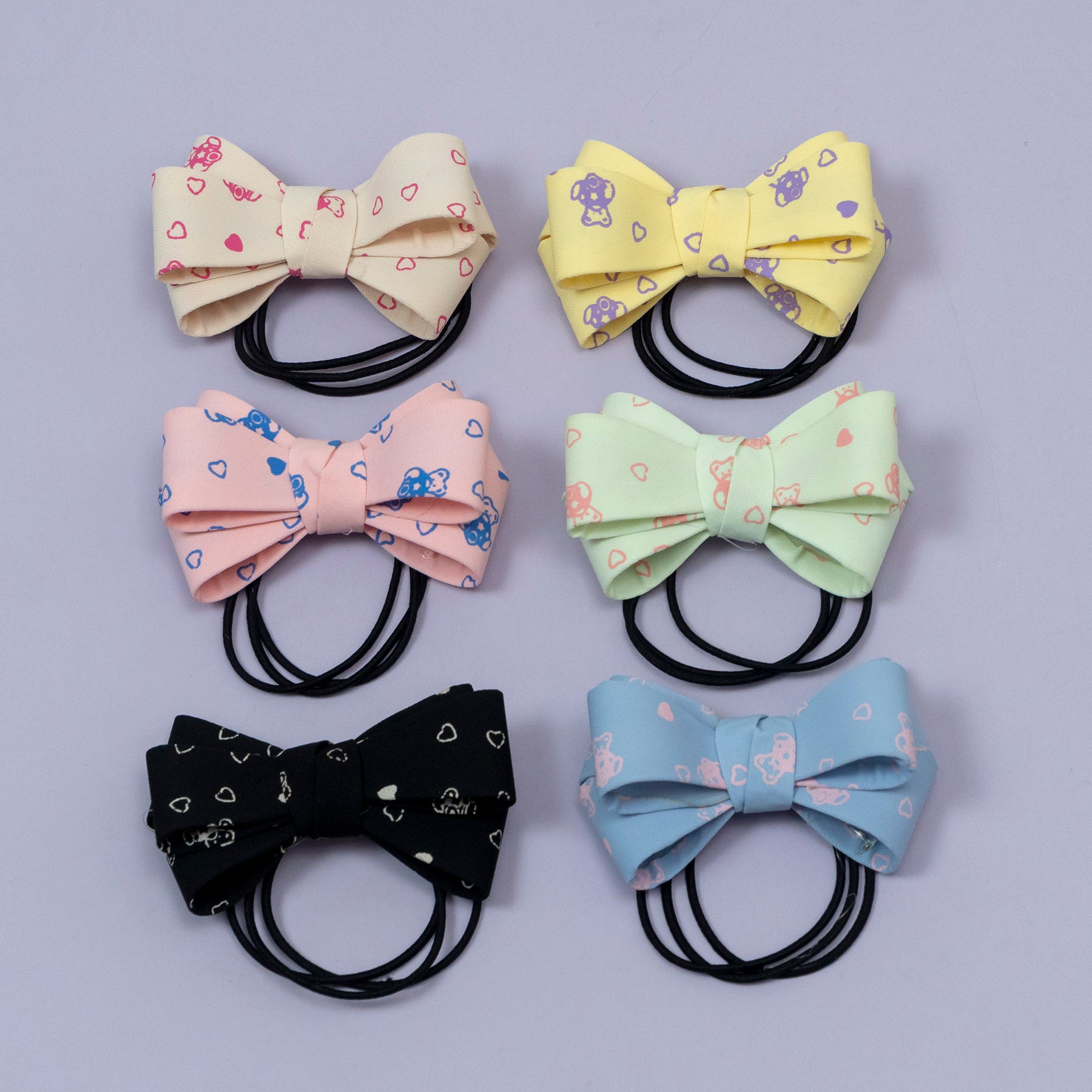 Cute Printed Bow Hair Tie – UBK3578