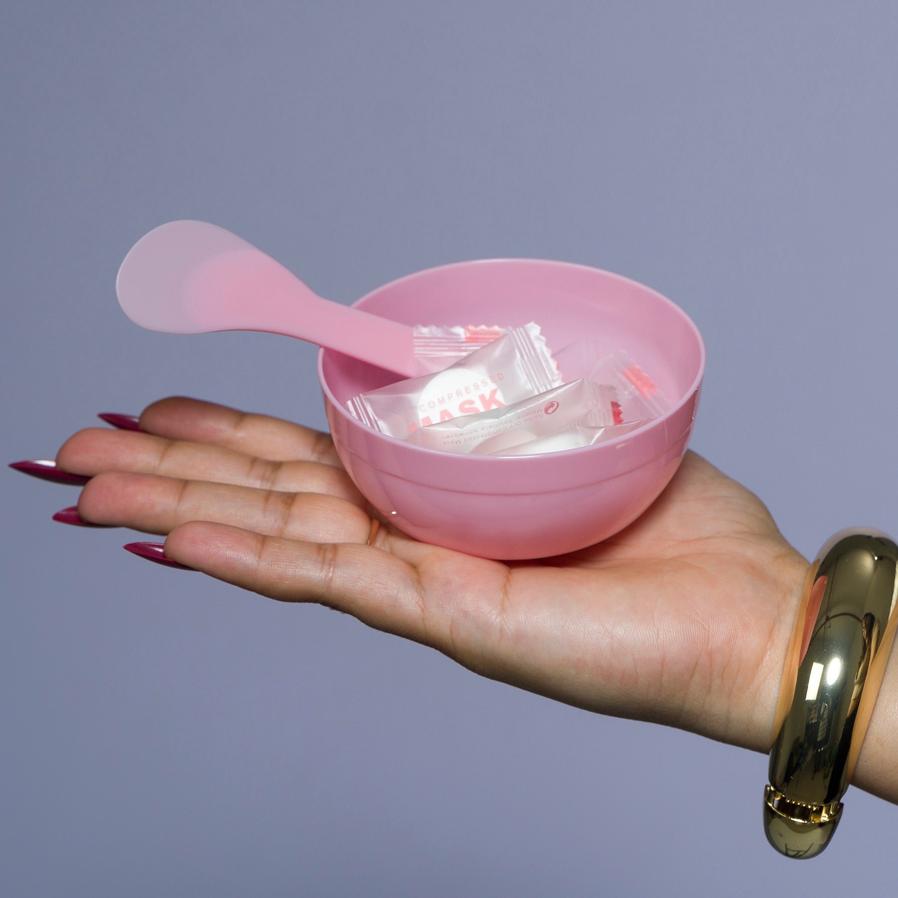 Compressed Facial Mask – 50 Pcs with Free Bowl & Spoon – UBK3138