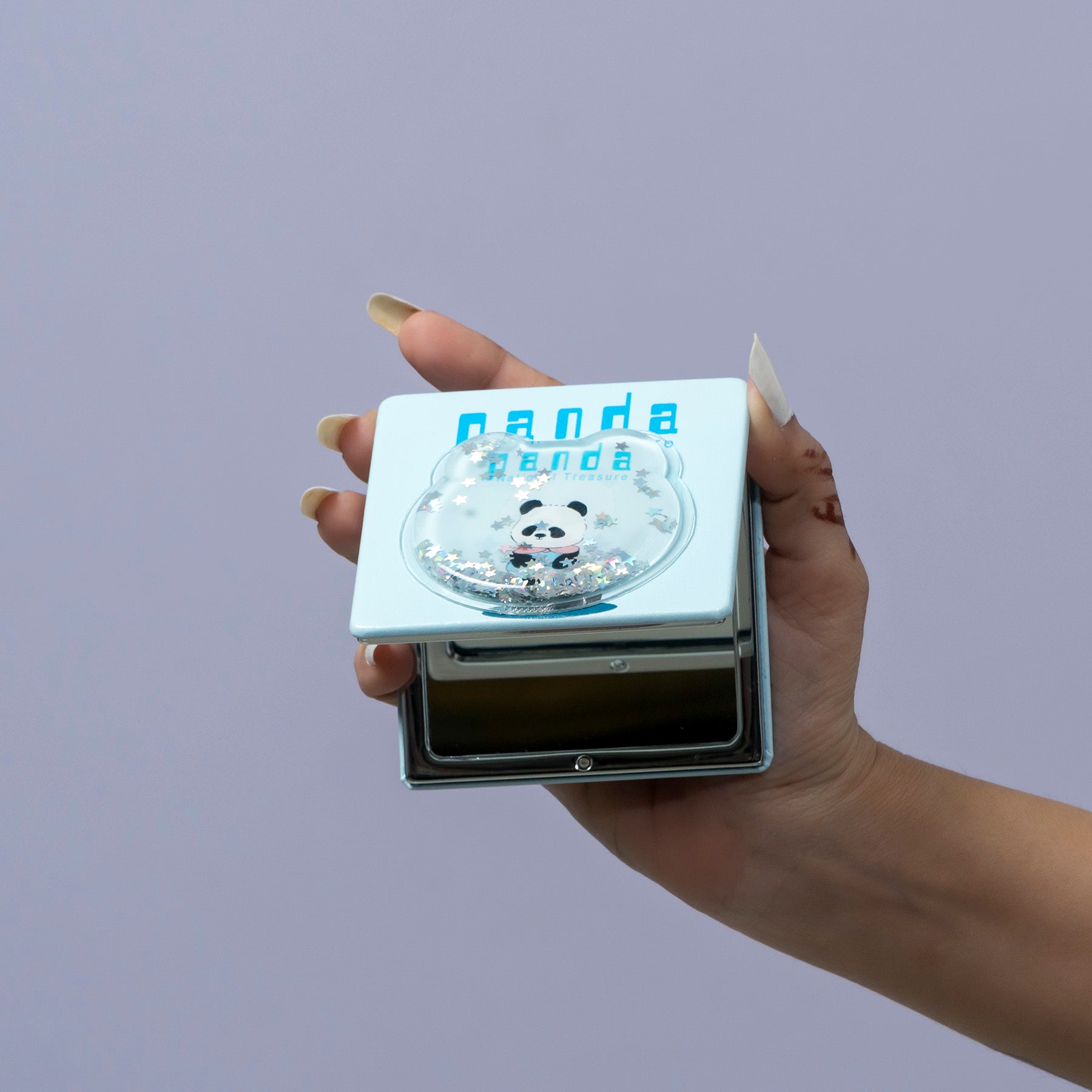 Panda Glitter Square Pocket Mirror – UBK3463