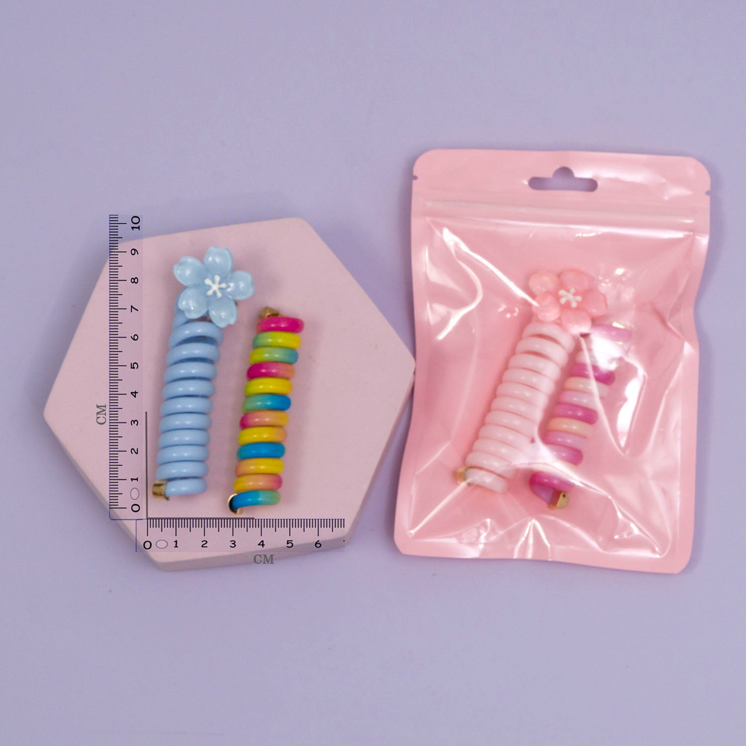 Spiral hair ties coil (Set of 2) - UBK2908