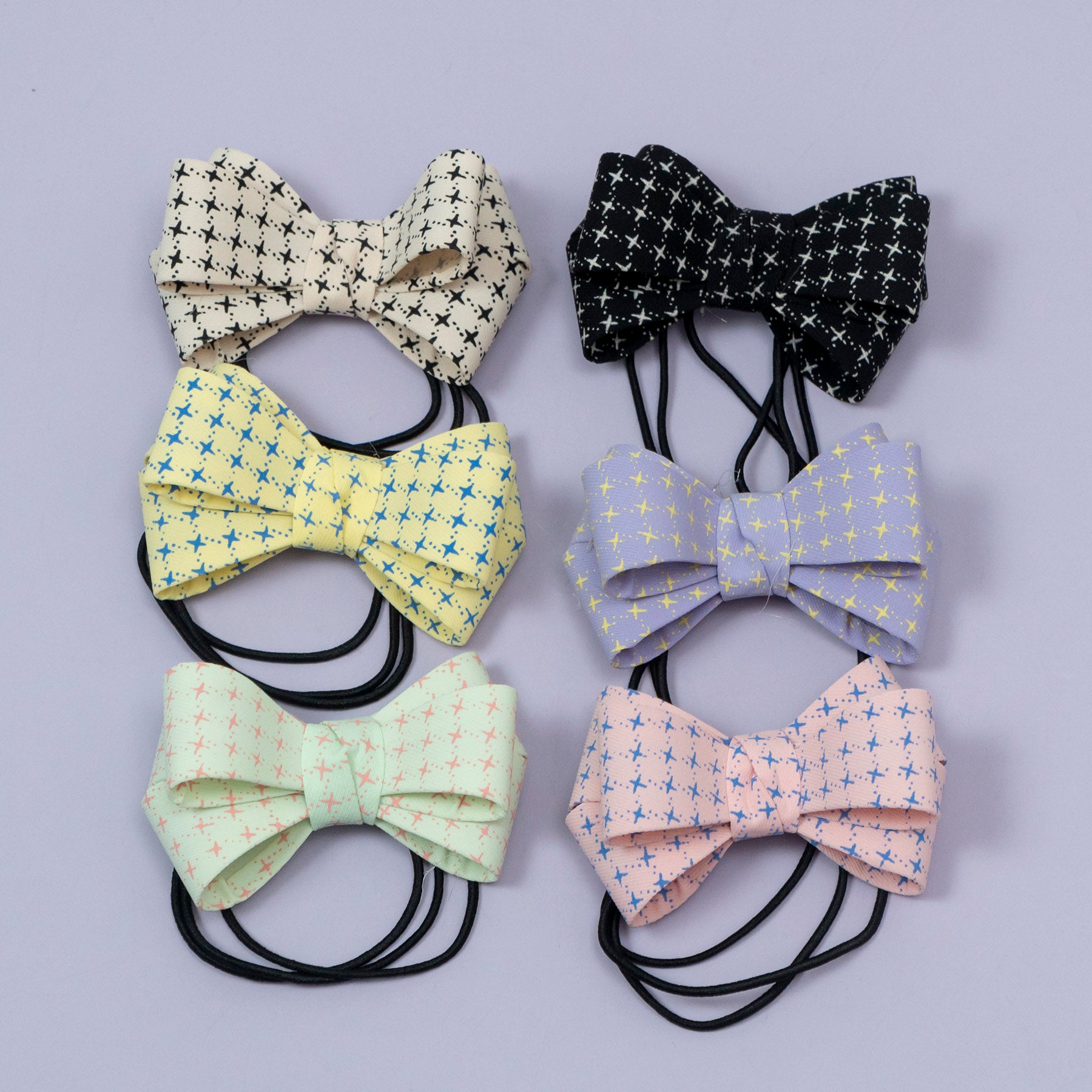 Printed Bow Hair Tie – UBK3583