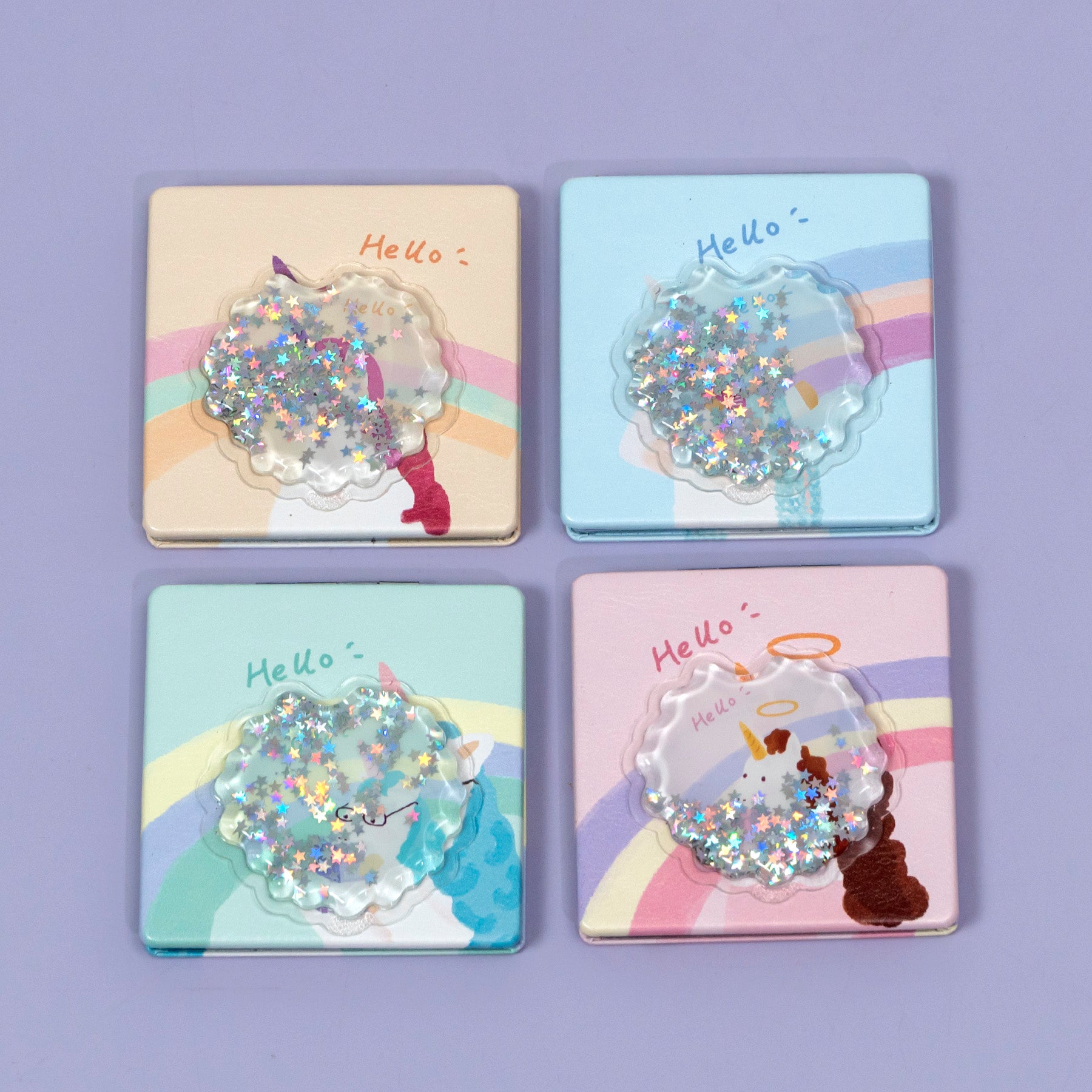 Cute Unicorn Square Mirror – UBK3469