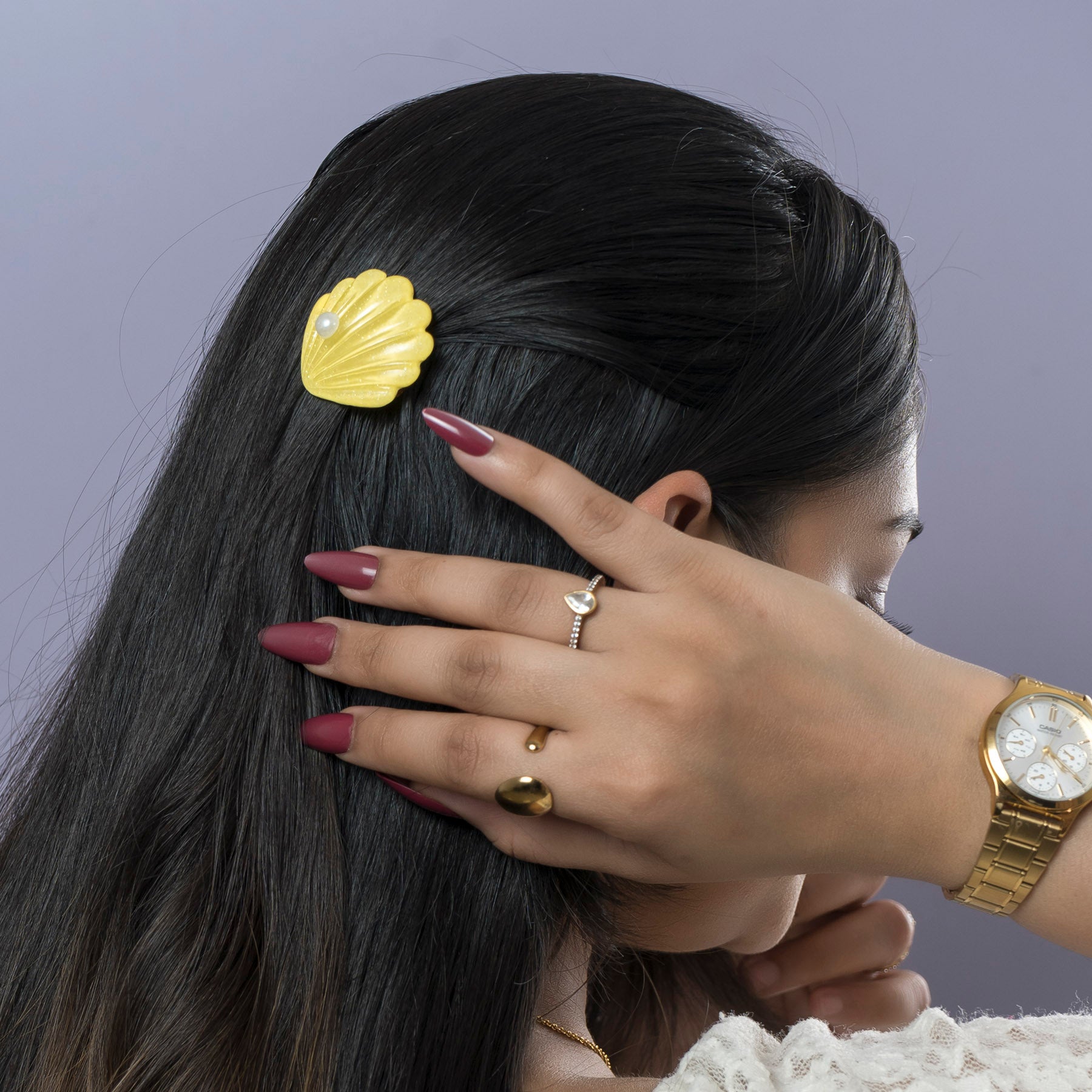 Pearl Shell Hair Clip – UBK3806