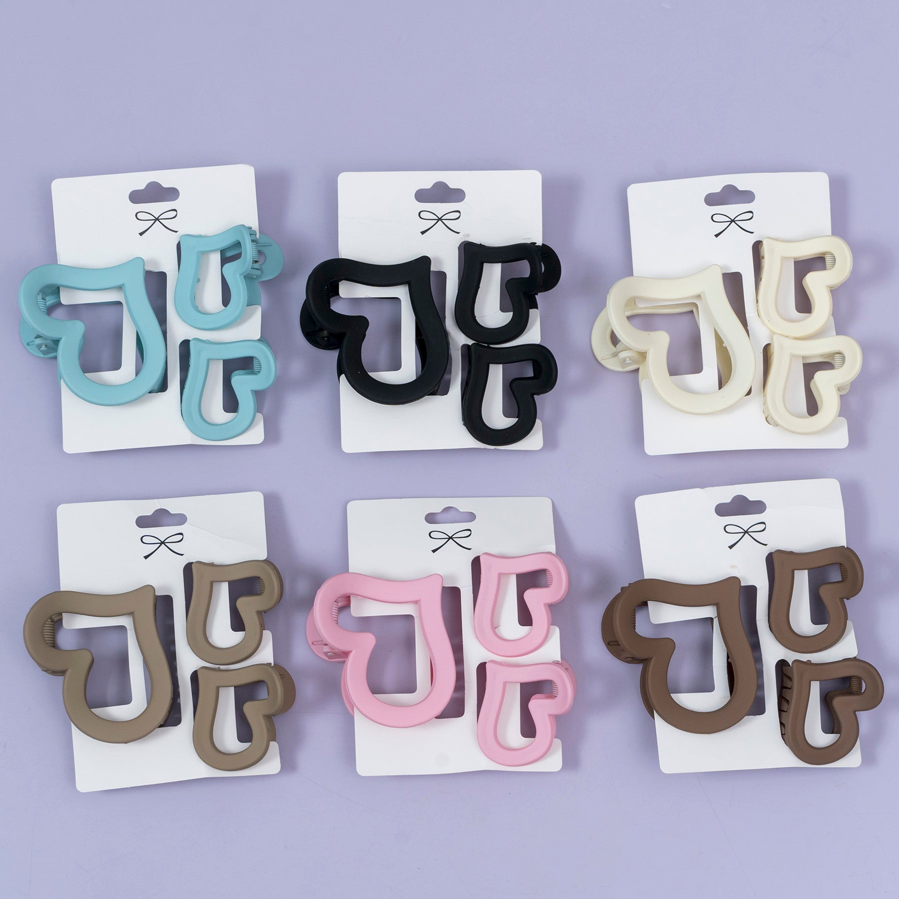 Heart Shape Hair Claw Set – UBK3892