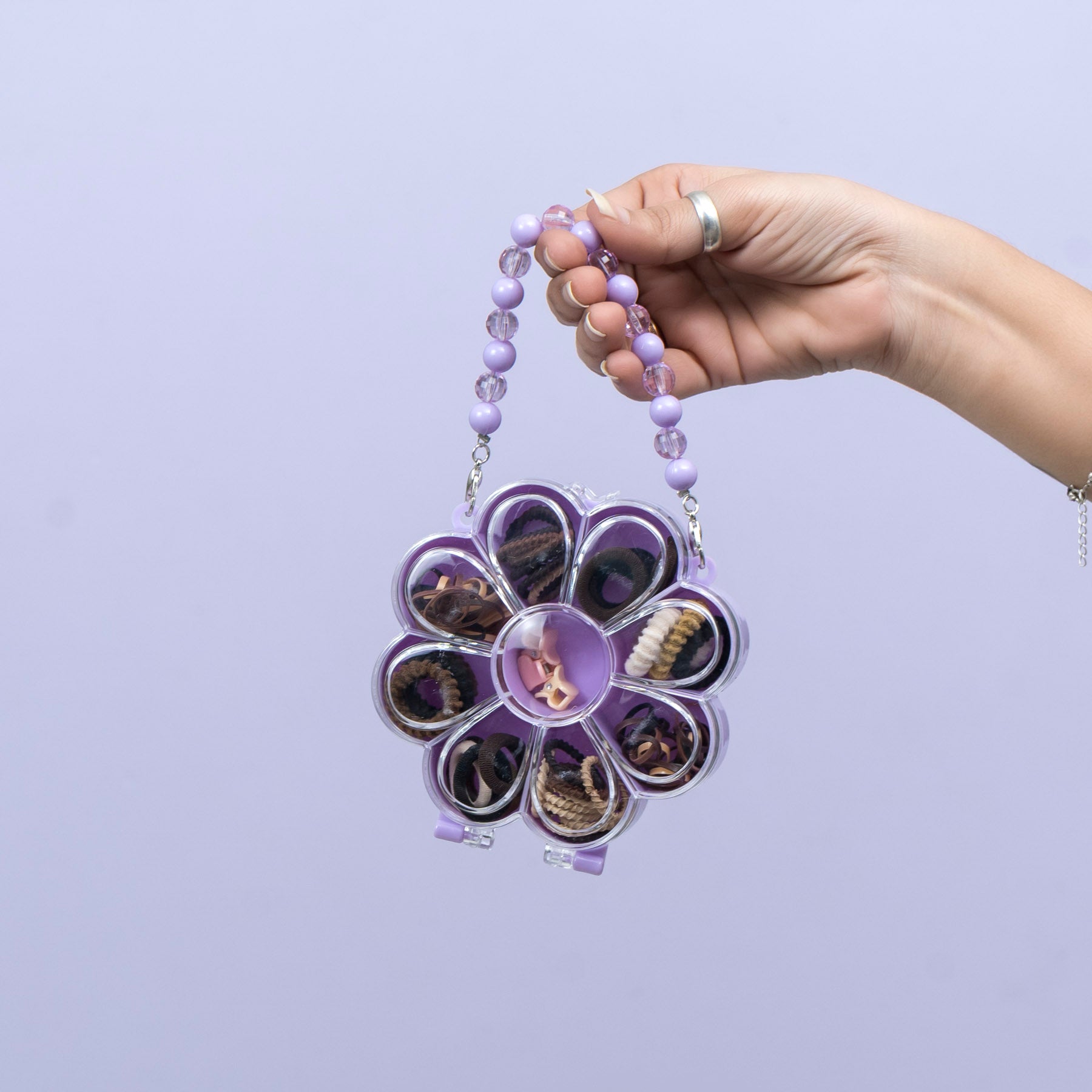 Flower Shape Kids Hair Accessories Combo Box - UBK3680