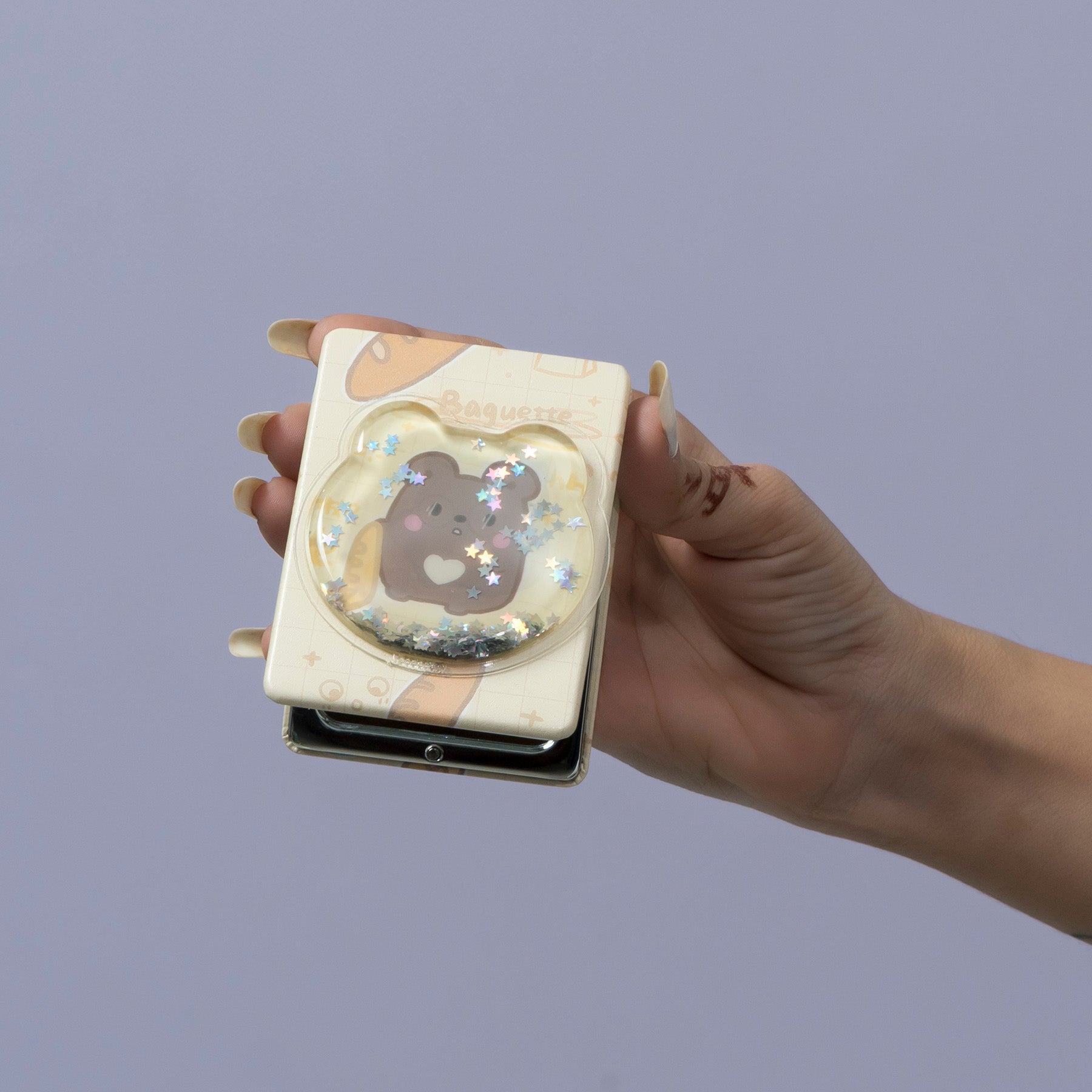 Cute Bread & Pasta Bear Pocket Mirror – UBK3371