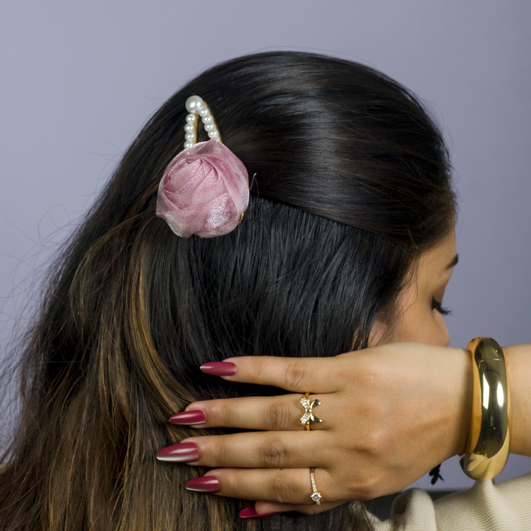 Pearl Rose Hair Clip – UBK3122