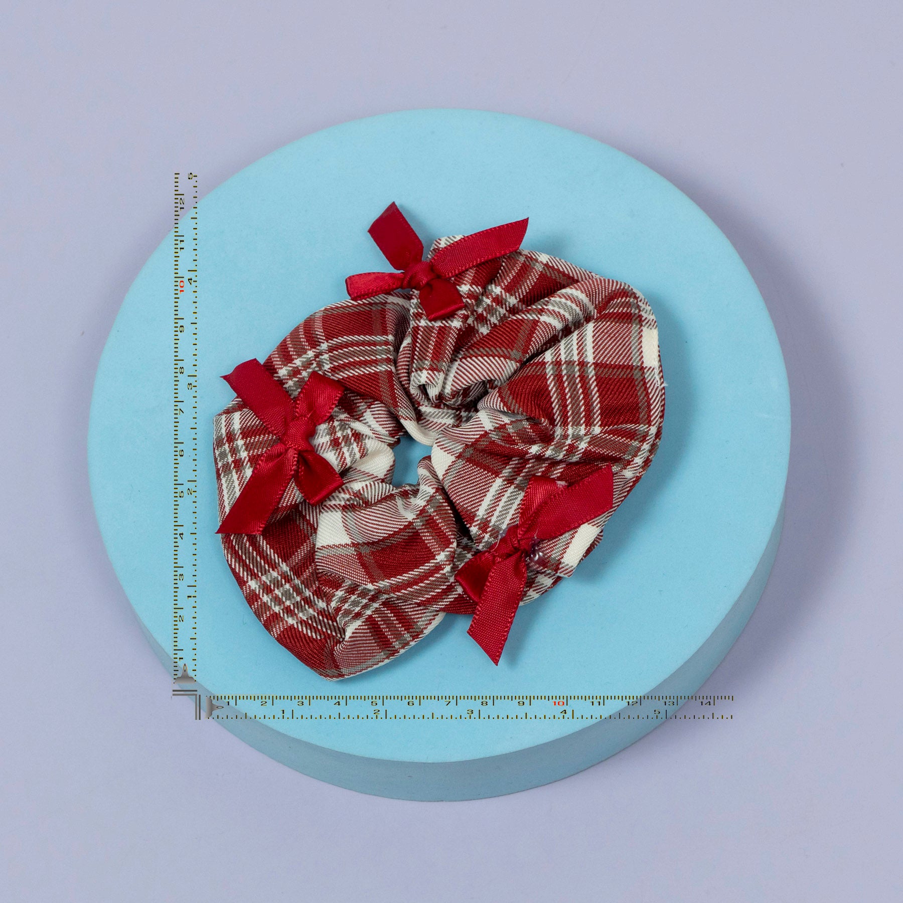Classic Checkered Bow Scrunchie Set – UBK3587
