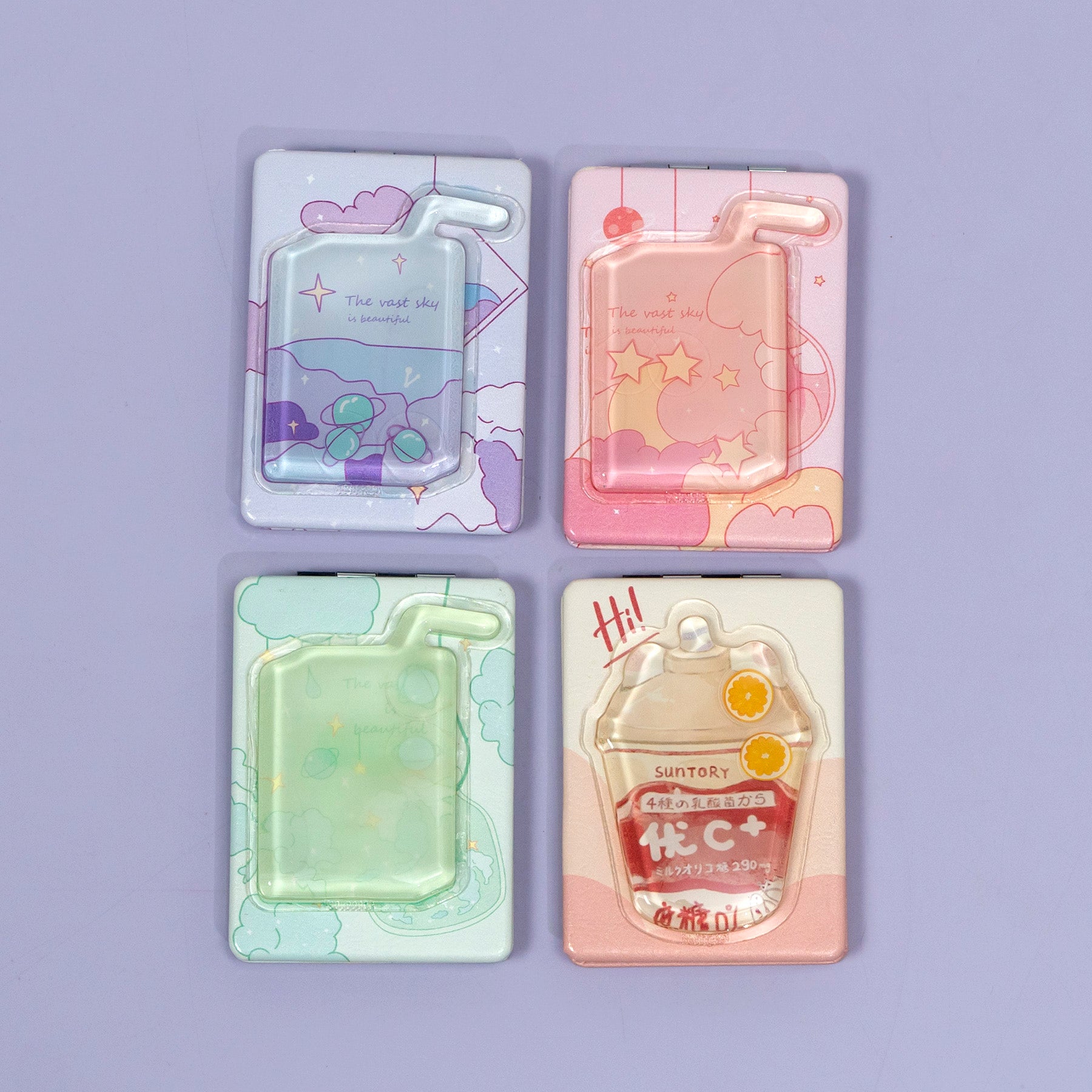 Cute Drink Bottle Shaker Pocket Mirror – UBK3473