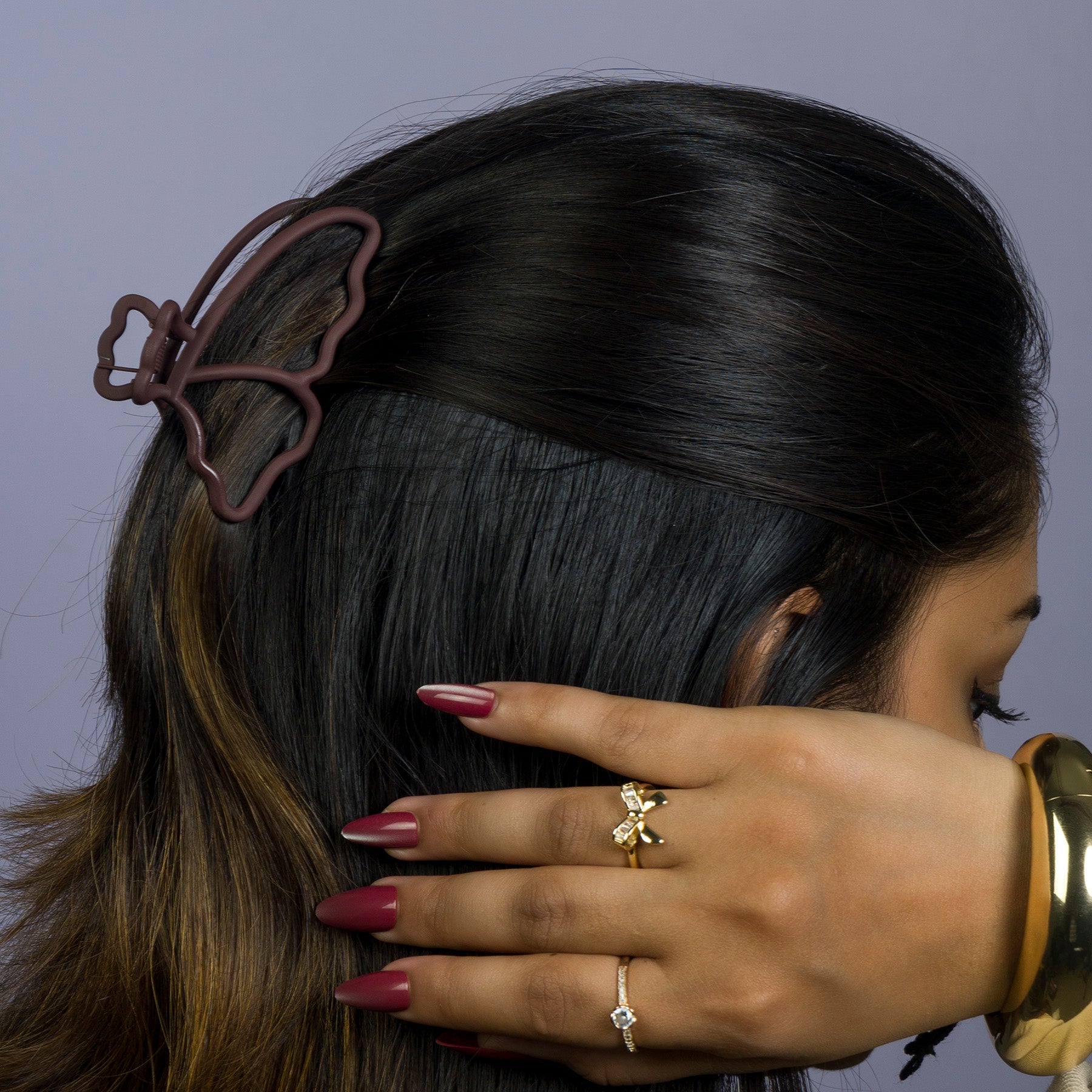 Matte Butterfly Hair Claw – UBK3091