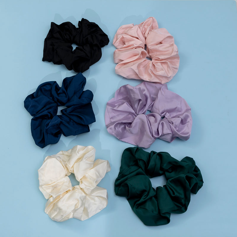 XXL satin hair scrunchies - UBK2309