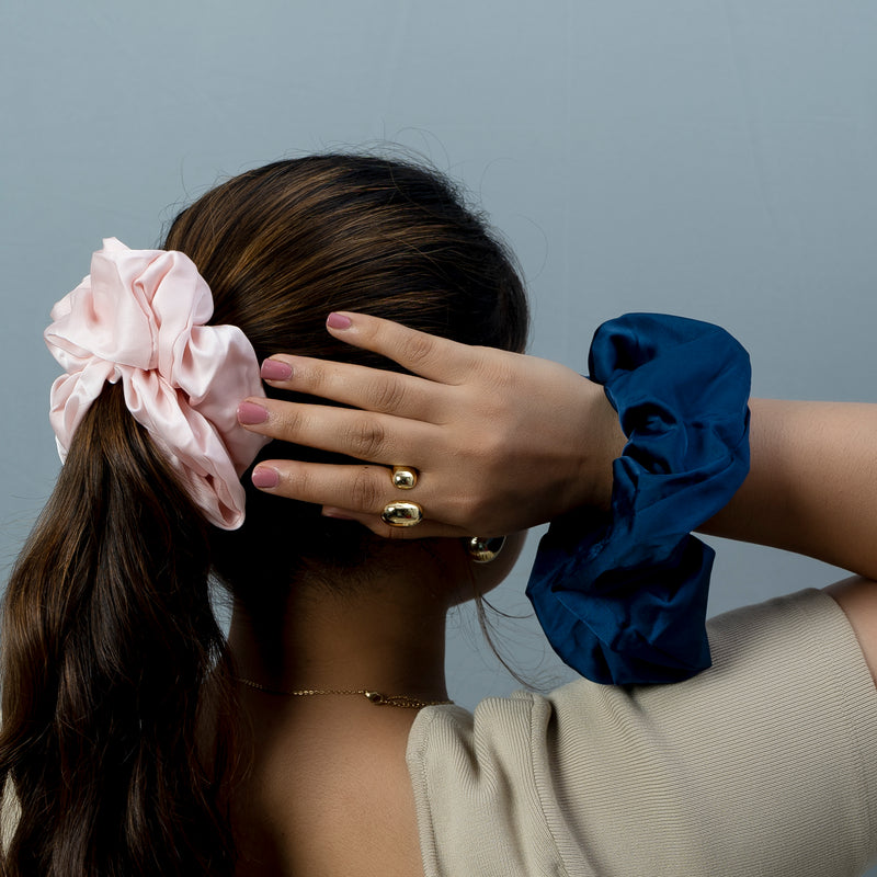 XXL satin hair scrunchies - UBK2309