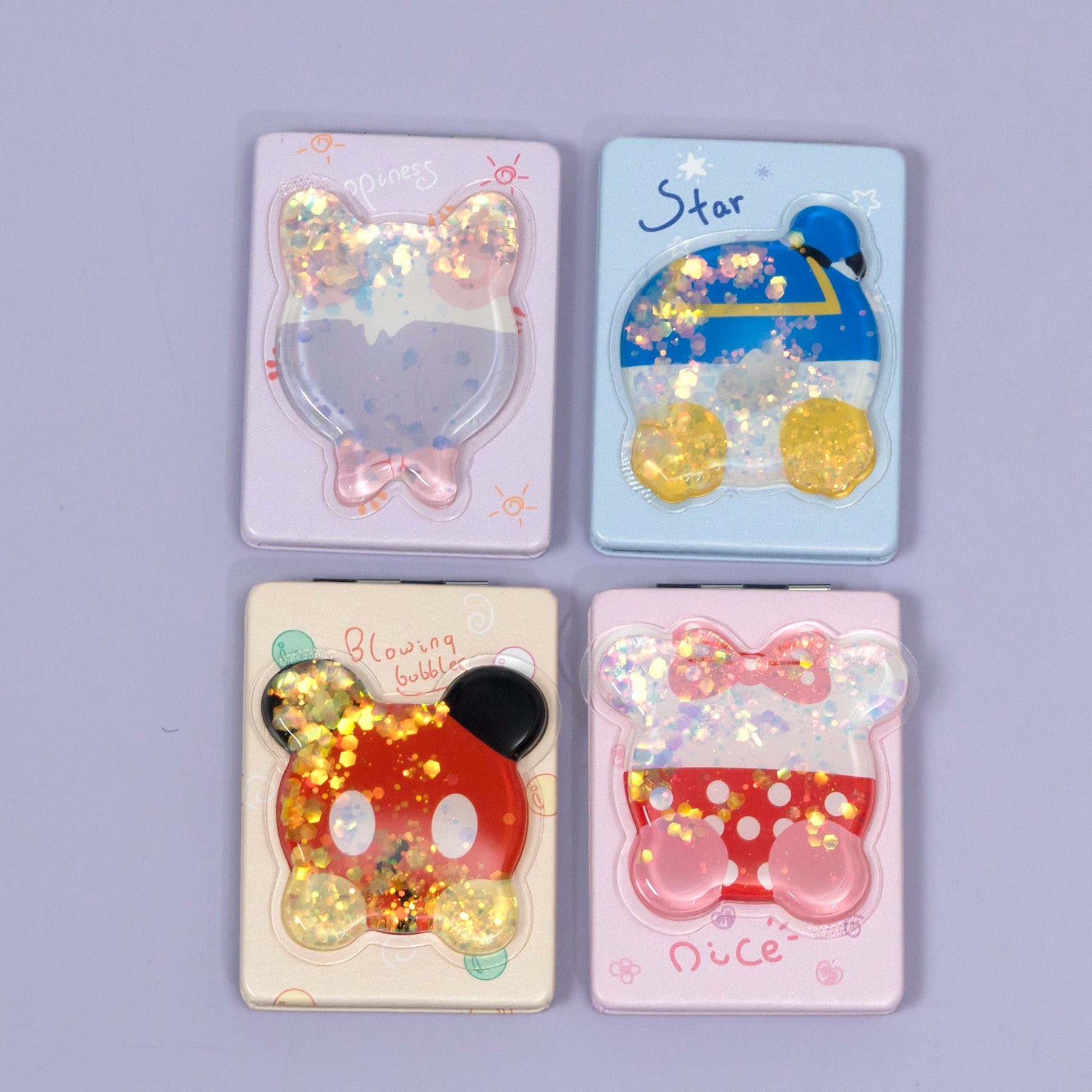Cute Bear Shaker Pocket Mirror – UBK3475