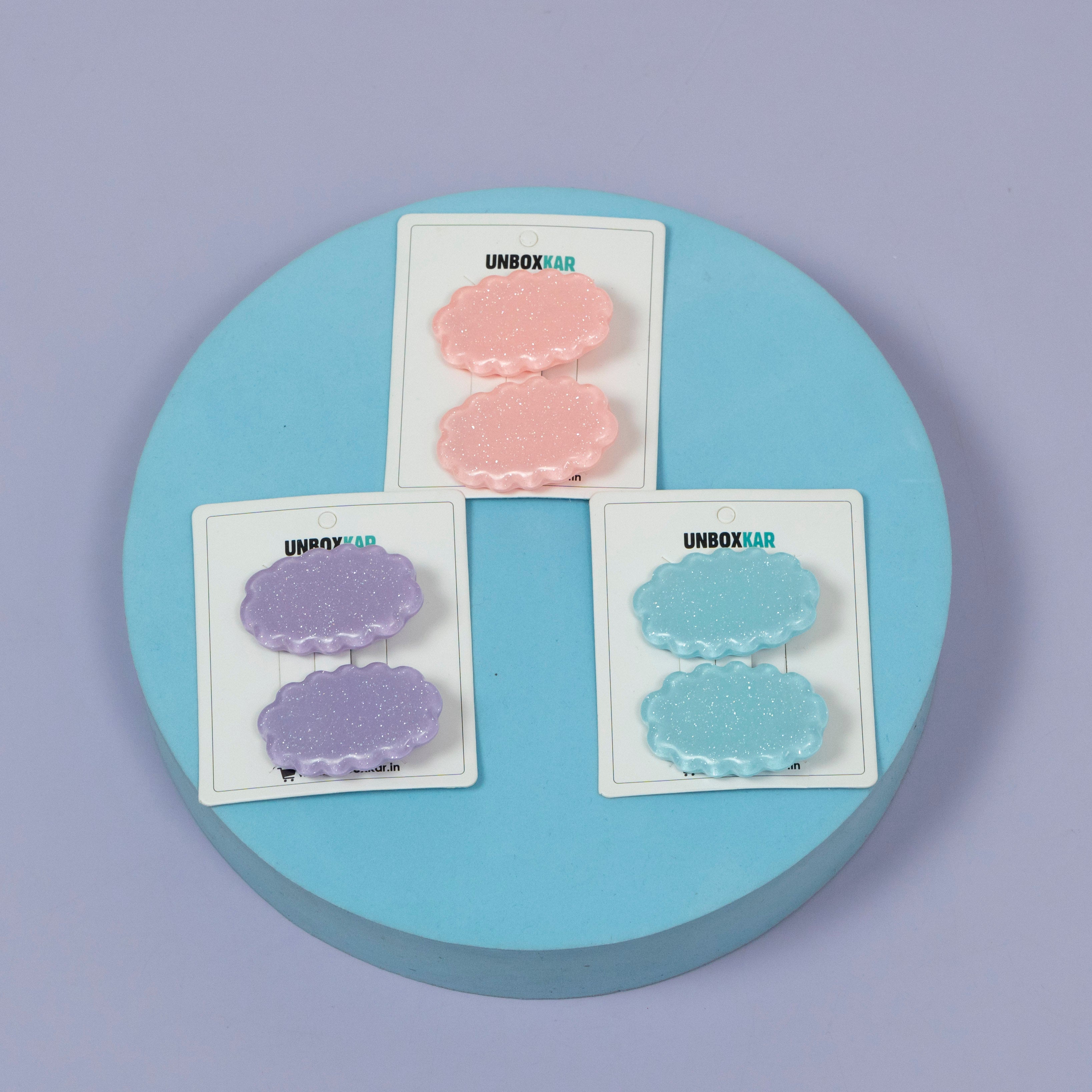 Glitter Cloud Hair Clip – UBK3591