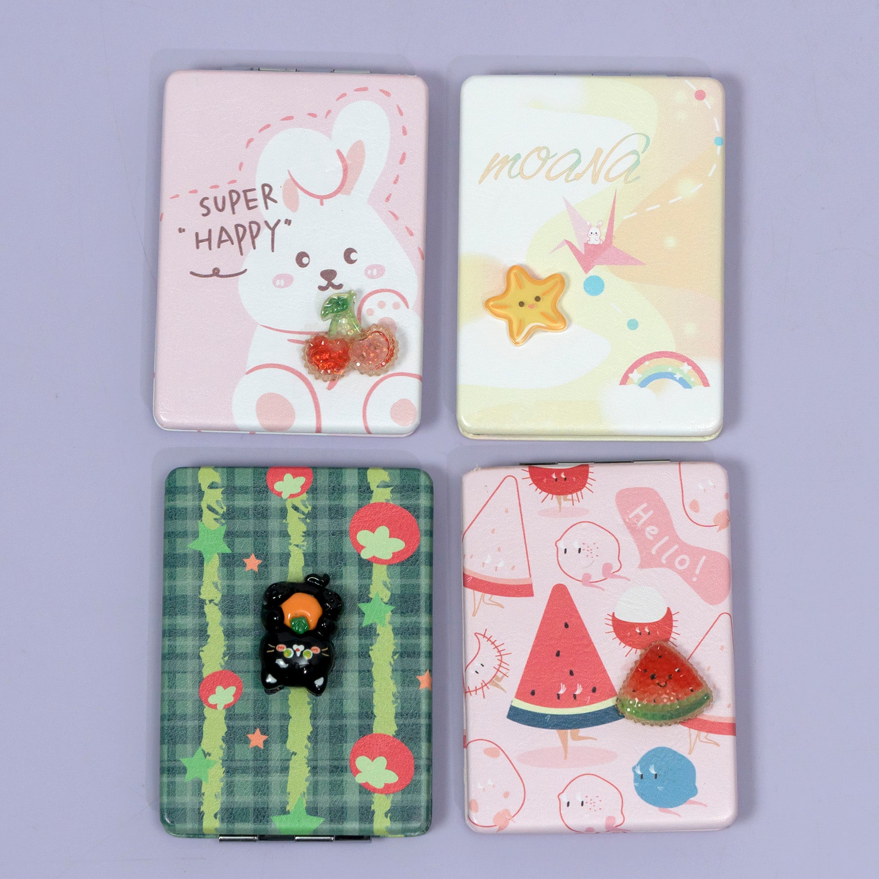 Cute 3D Fruit & Cartoon Pocket Mirror – UBK3476