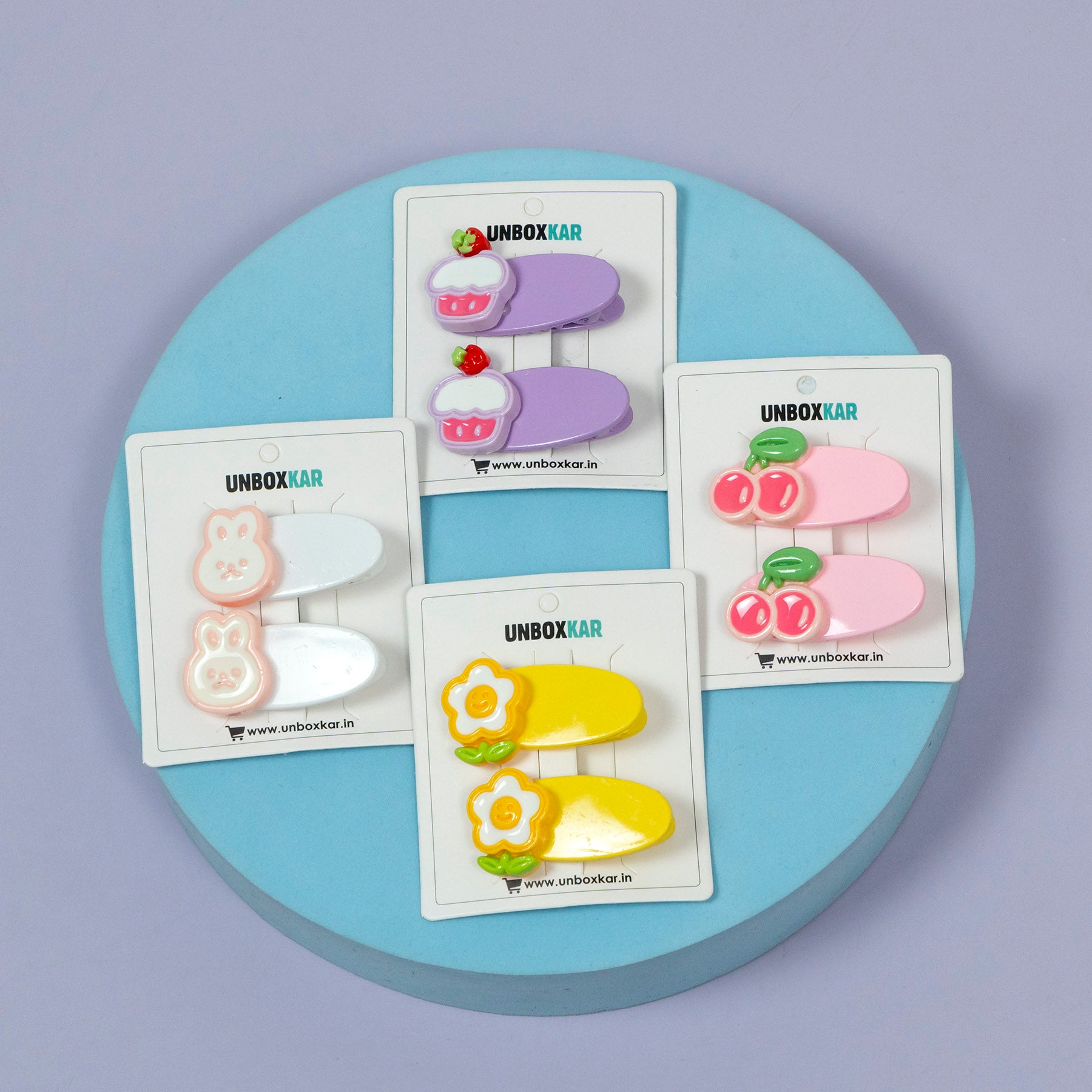 Cute Cartoon Hair Clips Set – UBK3592