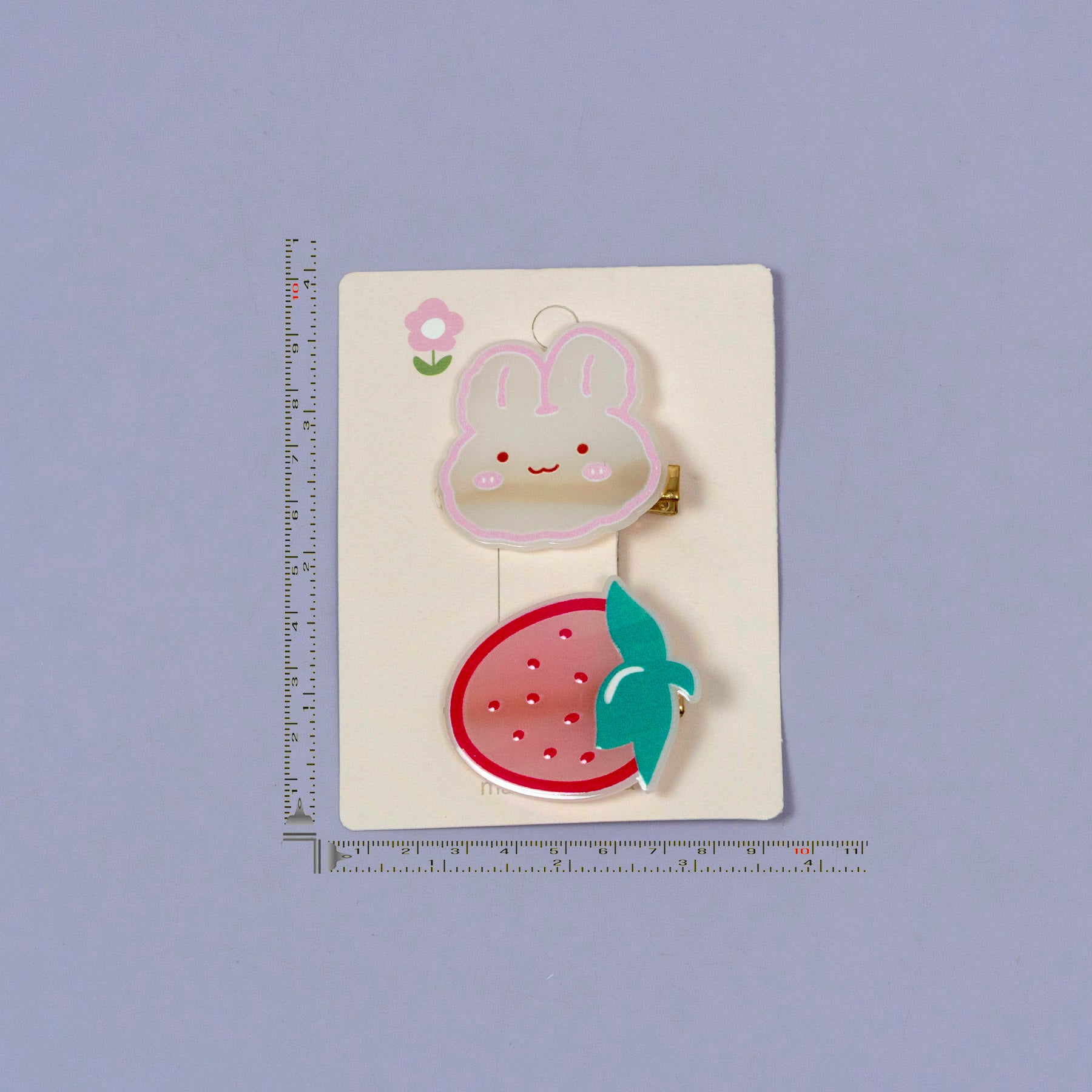 Cute Bunny & Fruit Hair Clip Set – UBK3593