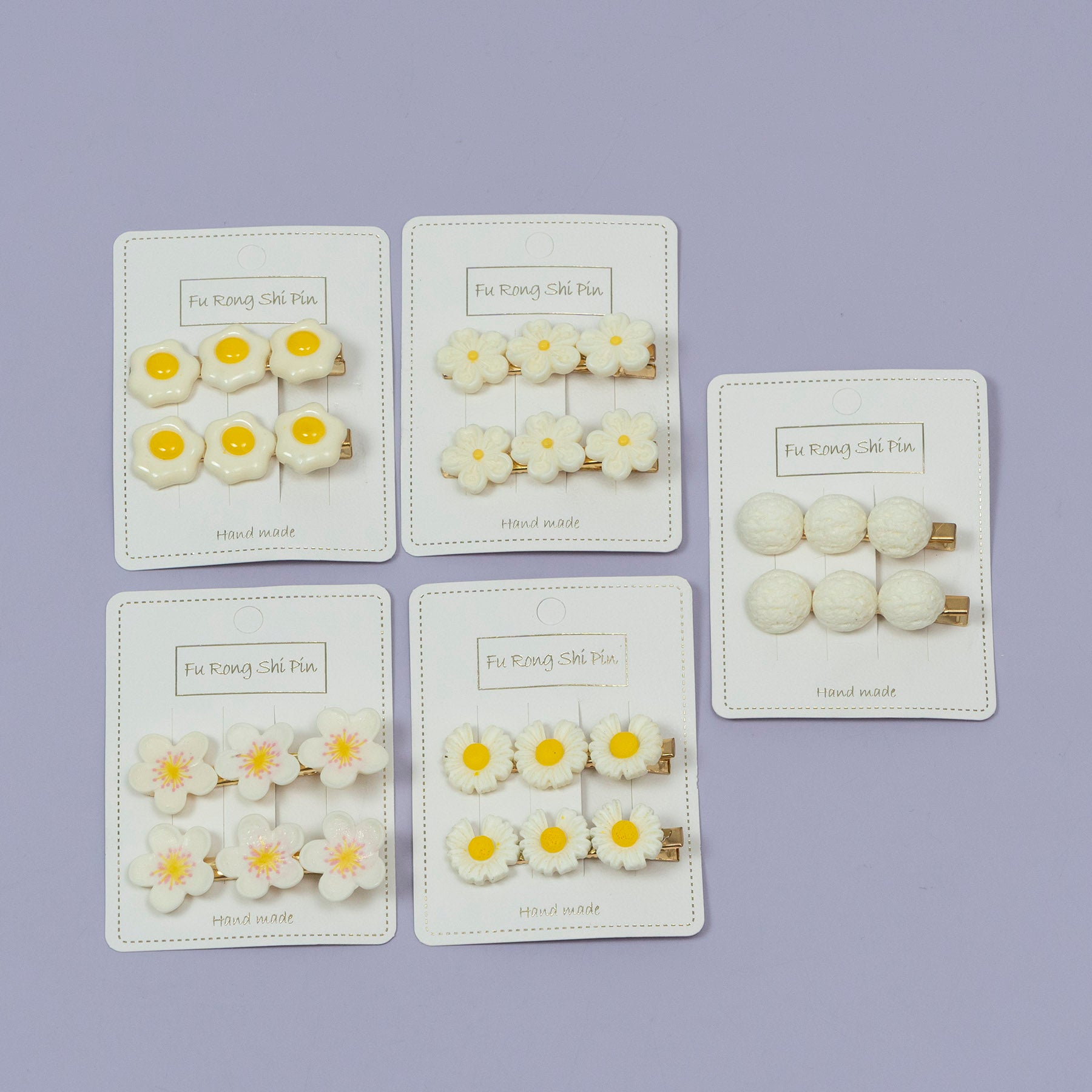 Floral Mini Hair Pins Set – UBK3594