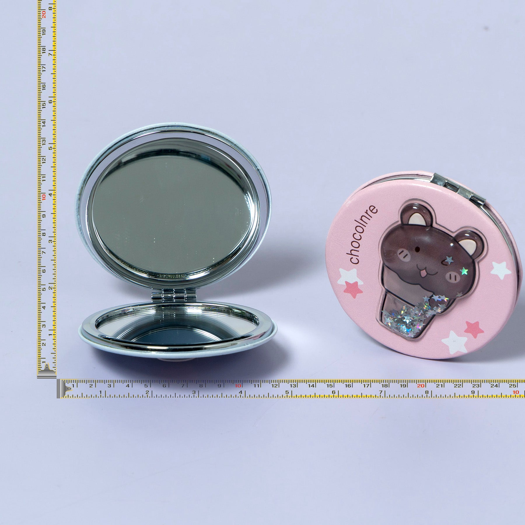 Cute Ice Cream Bear Shaker Pocket Mirror – UBK3478