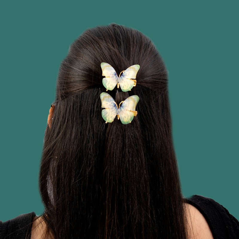 Butterfly Hair bow with Alligator pin - UBK2033