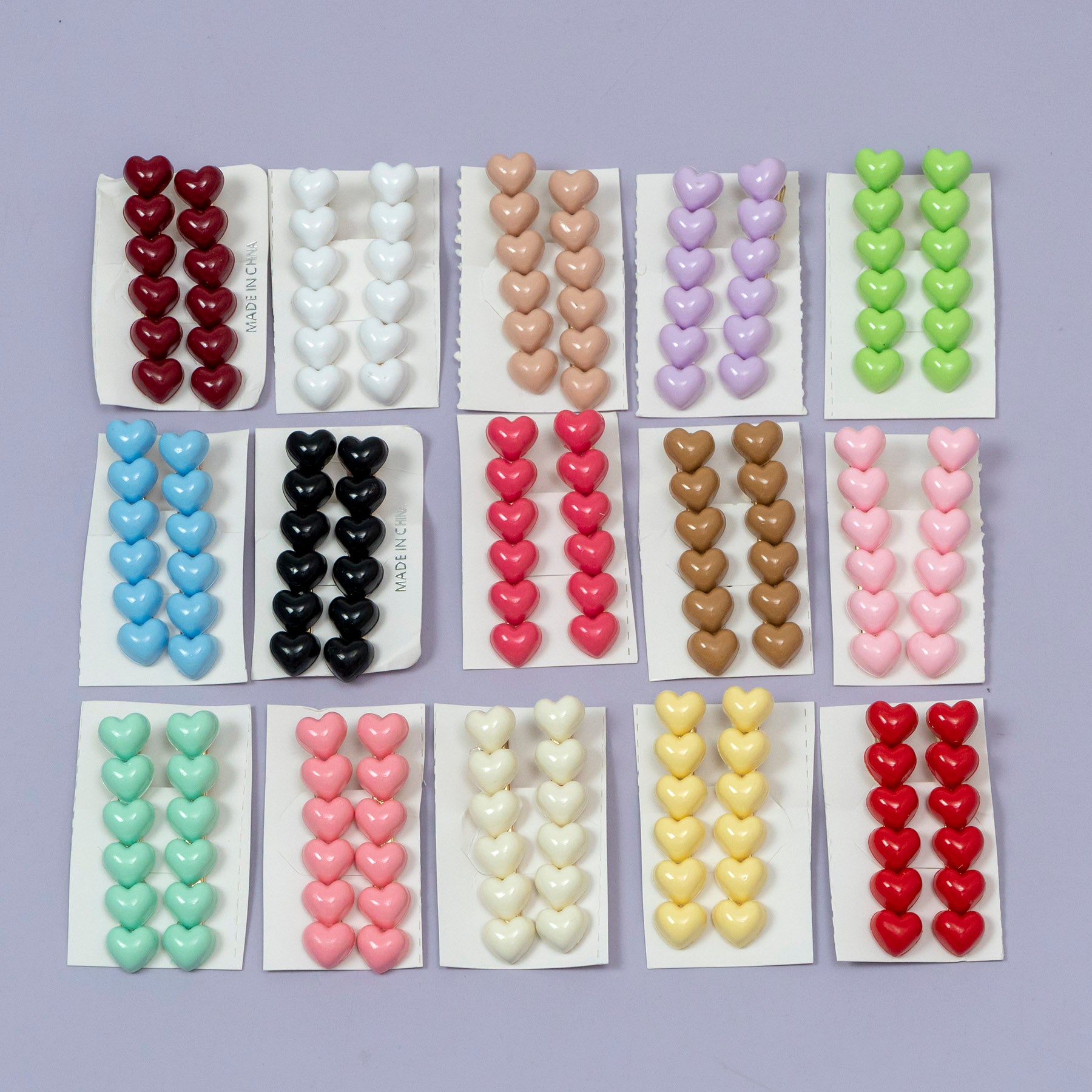 Heart Gloss Hair Clip Set – UBK3595