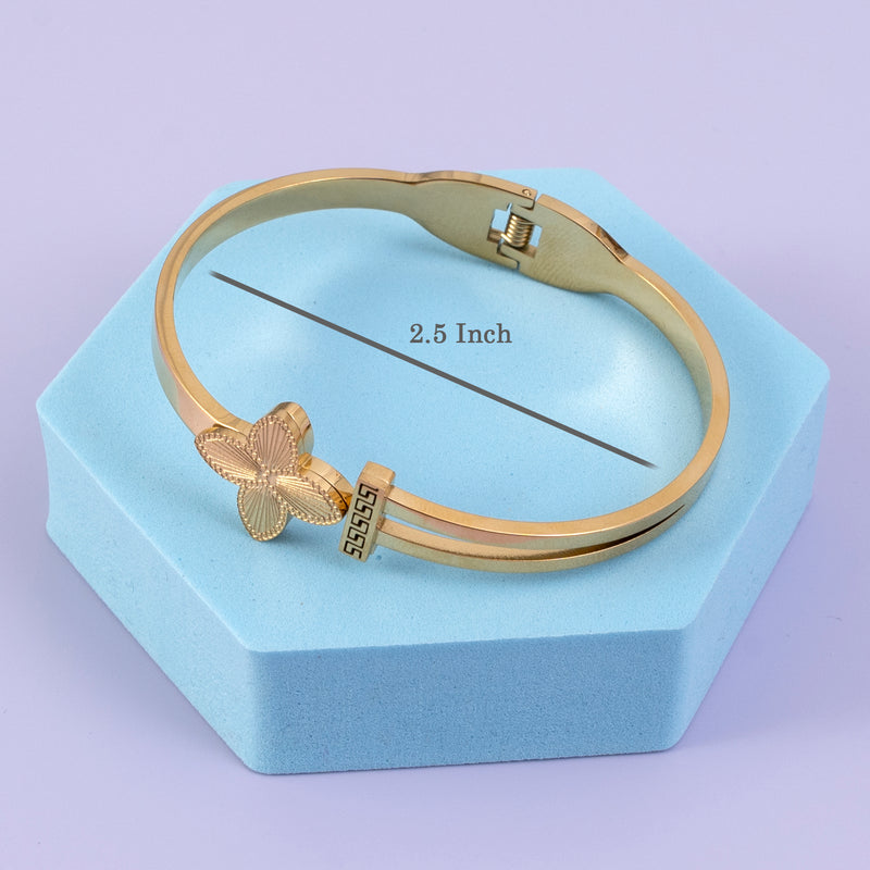 Buy Golden Heart Multistrand Stylish Bracelet Gift Online at ₹555
