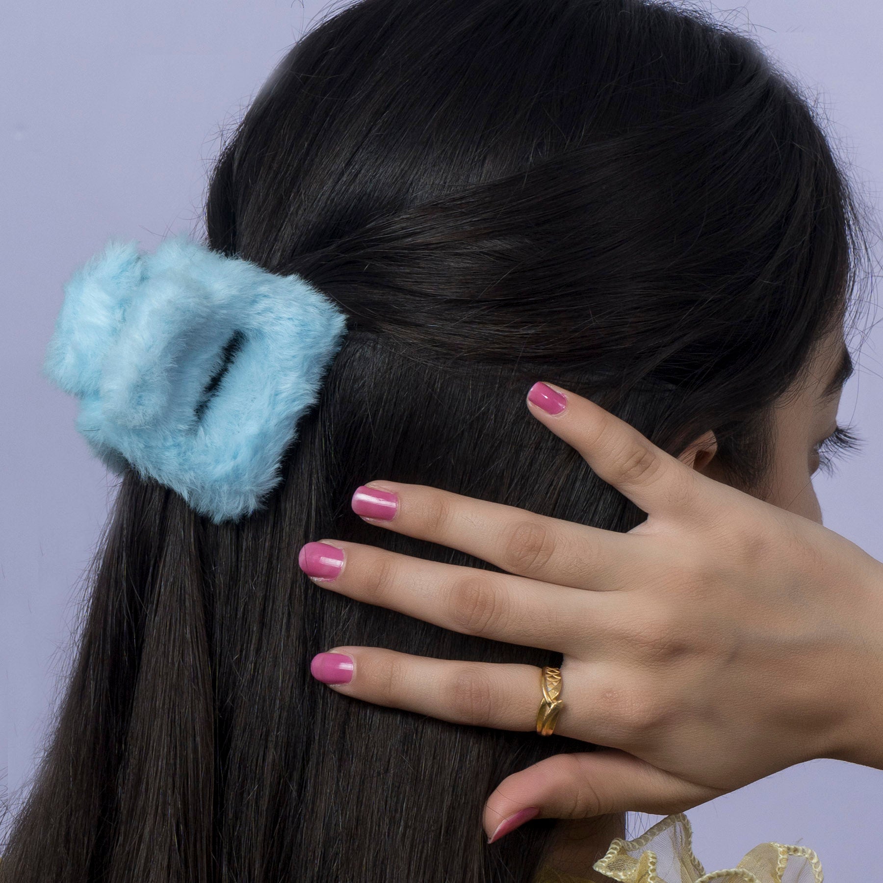 Furry Soft Square Hair Claw – UBK3326