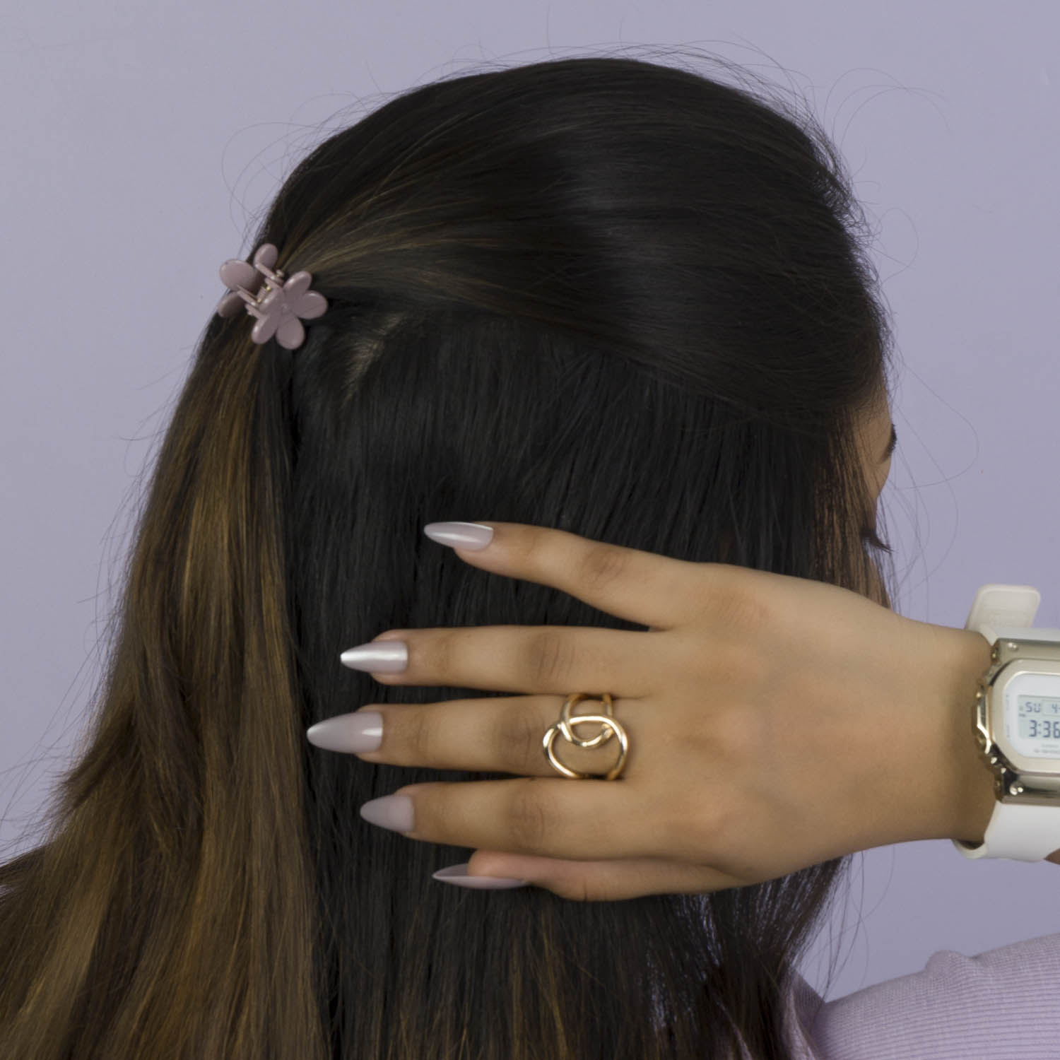 Mini Gloss hair claw (6Pcs) - UBK2980