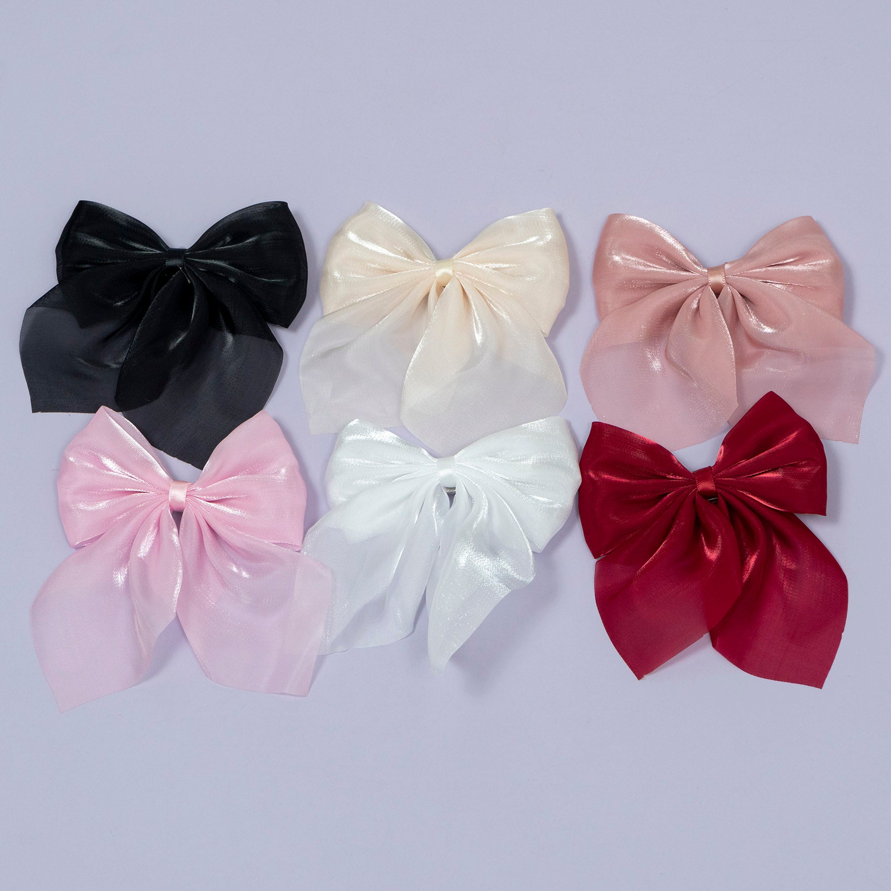 Elegant Sheer Organza Bow Hair Clip – UBK3600