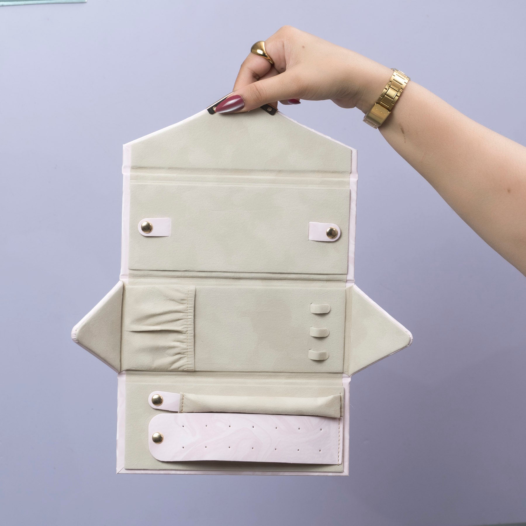 Marble Foldable Jewellery Organizer – UBK3823