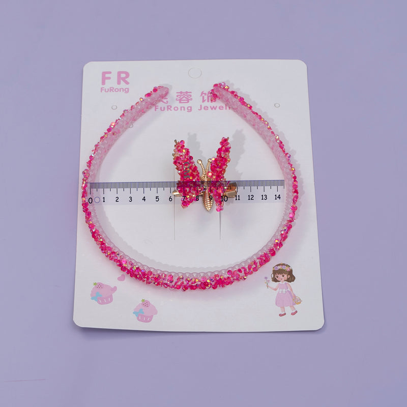 Glitter Headband + hair pin - UBK2318