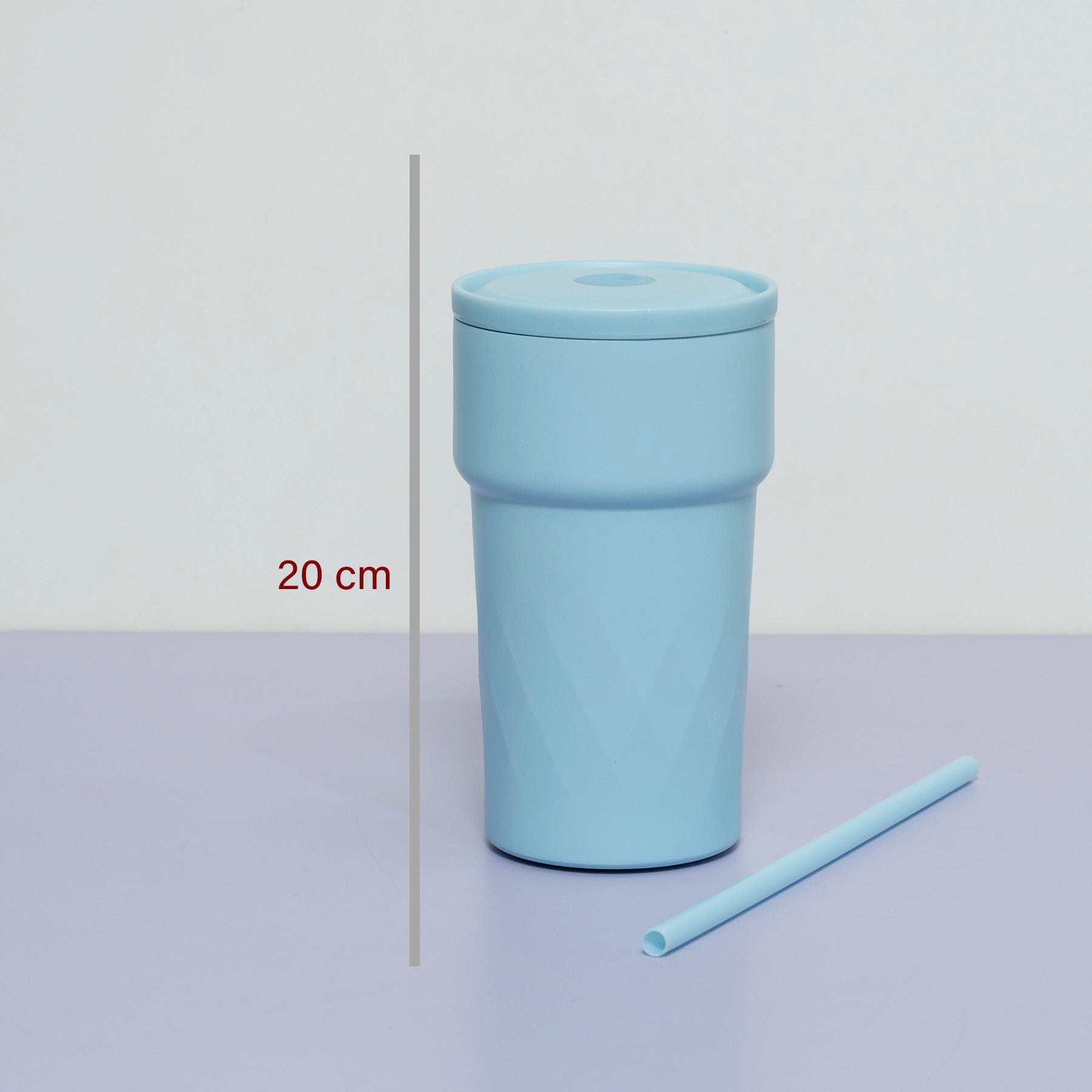 Pastel Diamond Sipper Tumbler with Straw – UBK3489