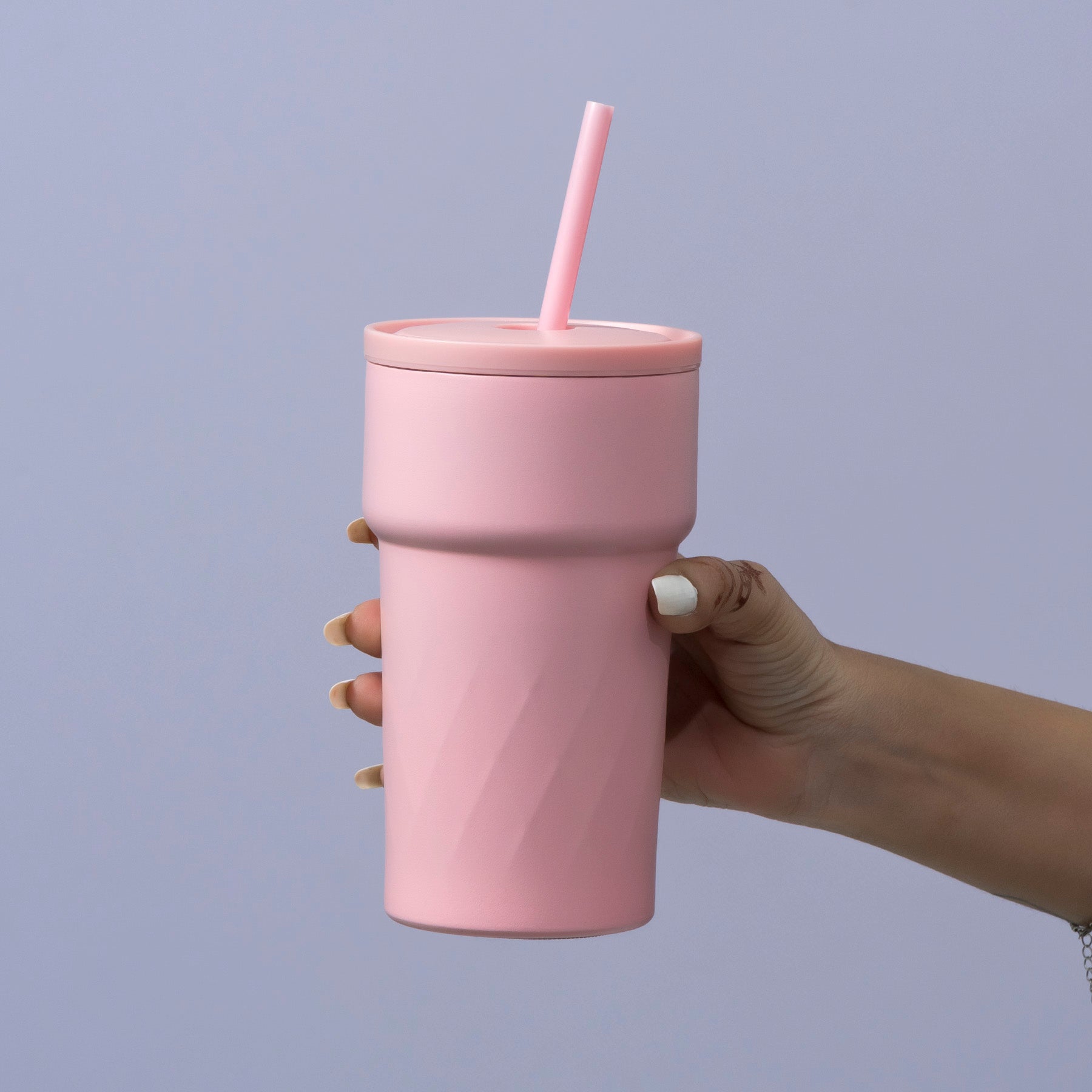 Pastel Diamond Sipper Tumbler with Straw – UBK3489